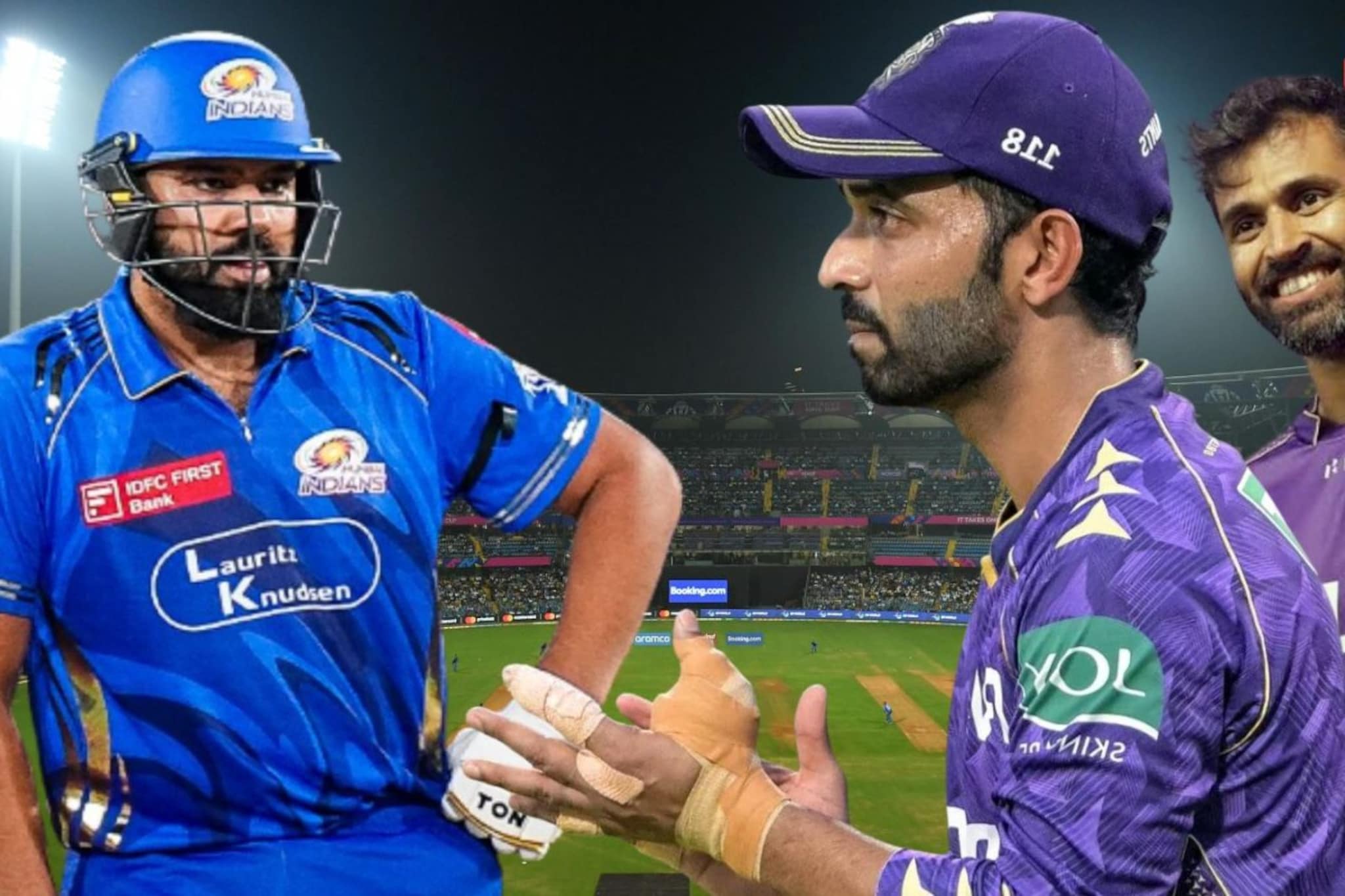 MI vs KKR : अजिंक्य रहाणेला चांगलाच माहितीये रोहित शर्माचा विक पाईंट! वानखेडेवर केकेआर तिथंच वार करणार 