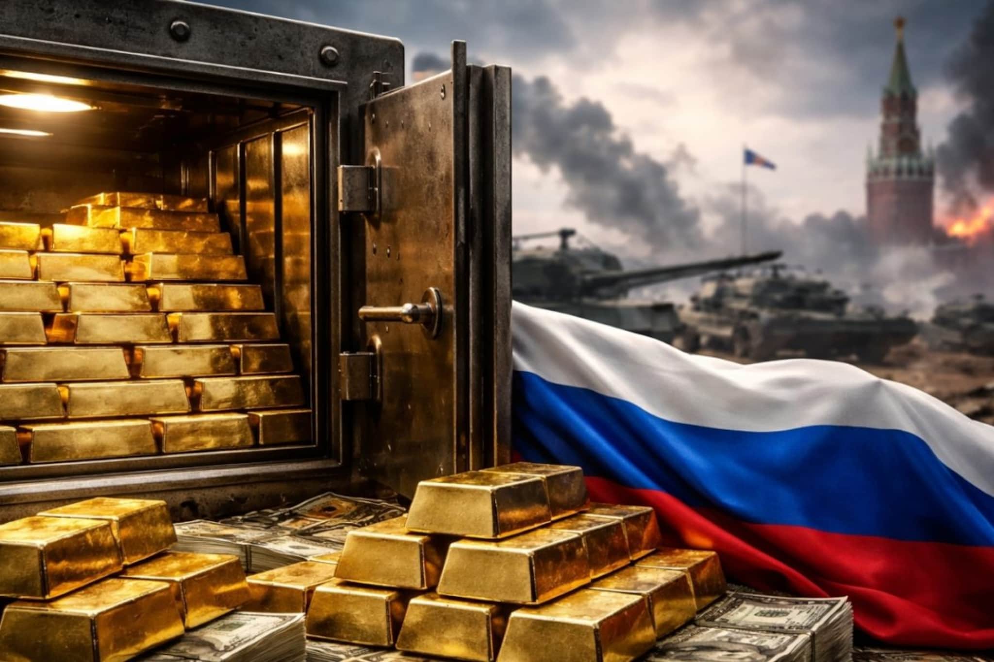 गोल्ड मार्केटमध्ये सनसनाटी, रशियाने अचानक 14 टन सोनं विकलं; महाभयंकर वादळाचा इशारा 