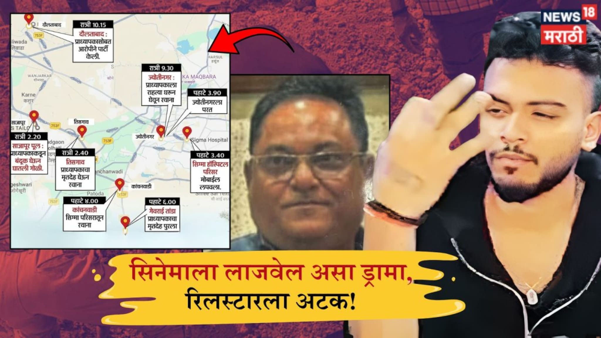 Sambhajinagar Crime : 50 लाख, पार्टी, बाया अन् बंदूक... 8 तासांचं रक्तरंजित थरार, निवृत्त प्राध्यापकाची हत्या कशी झाली?