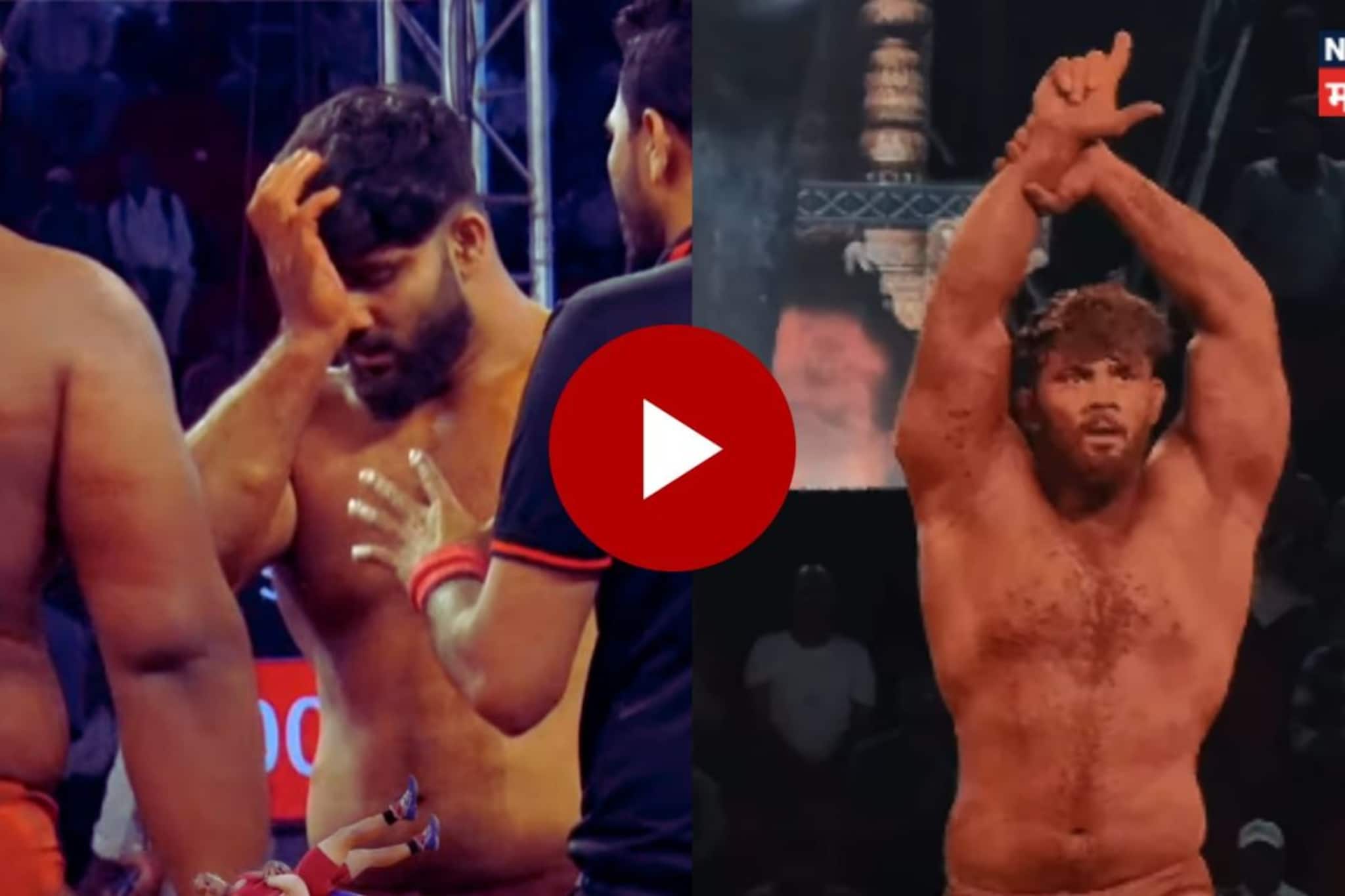 Sikandar Shaikh : पुण्याच्या पैलवानाचा एक फटका आणि सिकंदर जखमी, शेवटच्या एक मिनिटात वाघासारखा लढला, Video 