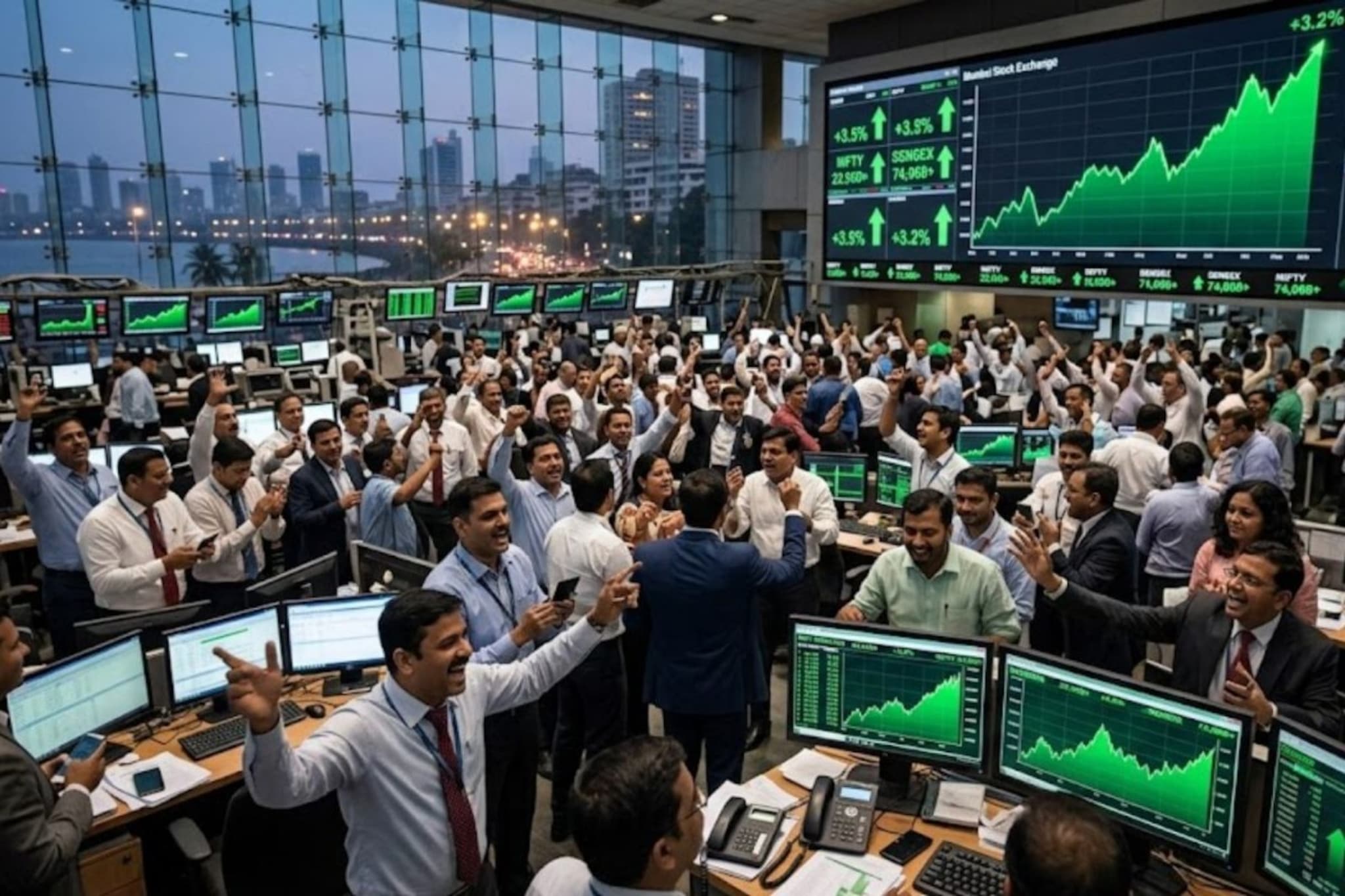 एका दिवसात 9,00,00,00,00,000 रुपये कमावले; कोण झाले मालामाल, घसरणीत खरेदी करणाऱ्यांना लॉटरी