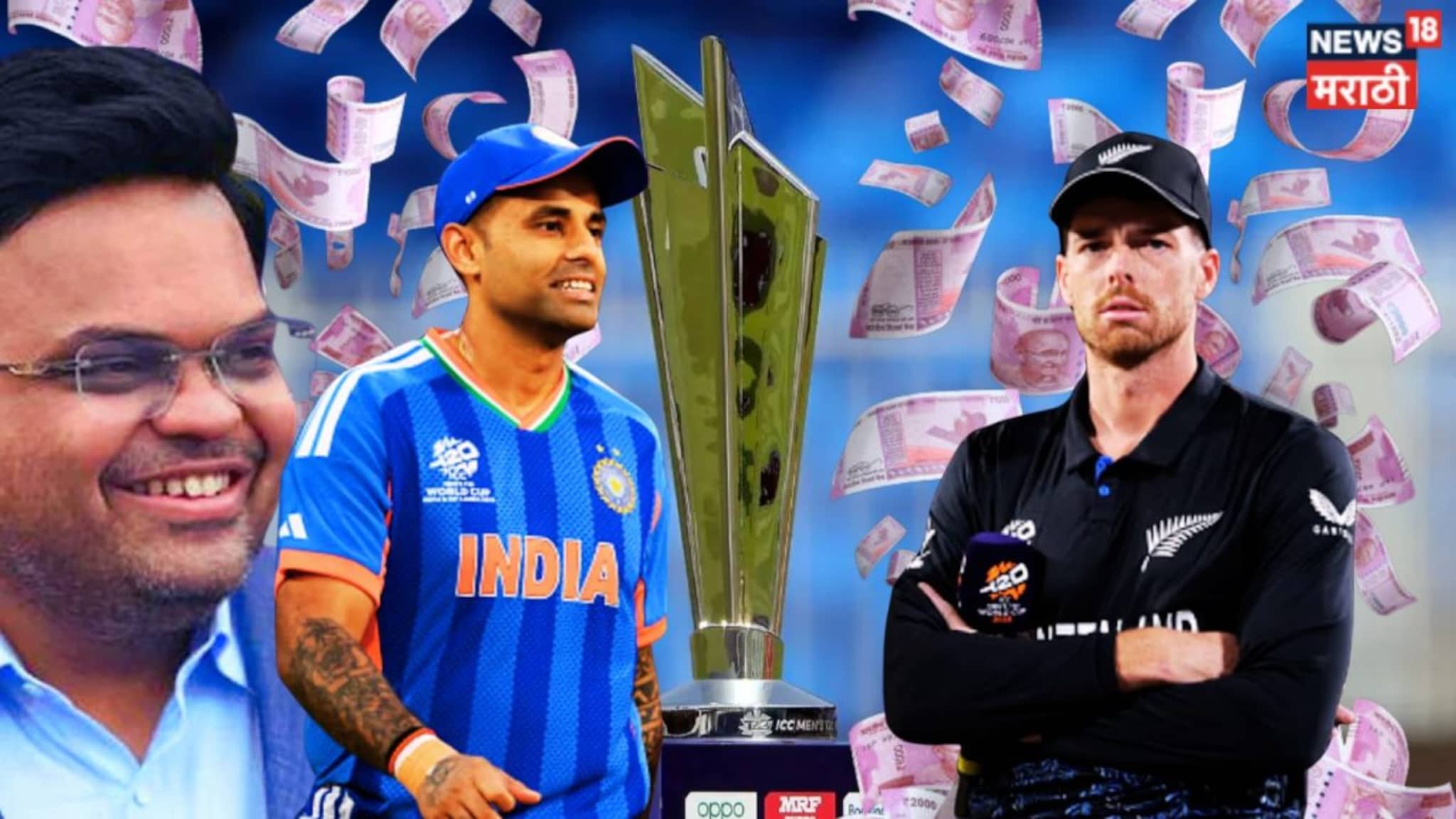 T20 world Cup च्या चॅम्पियन टीमवर पैशांचा पाऊस, रिकाम्या हाताने जाणाऱ्या टीमला किती कोटी मिळणार? पाकिस्तानही मालामाल!