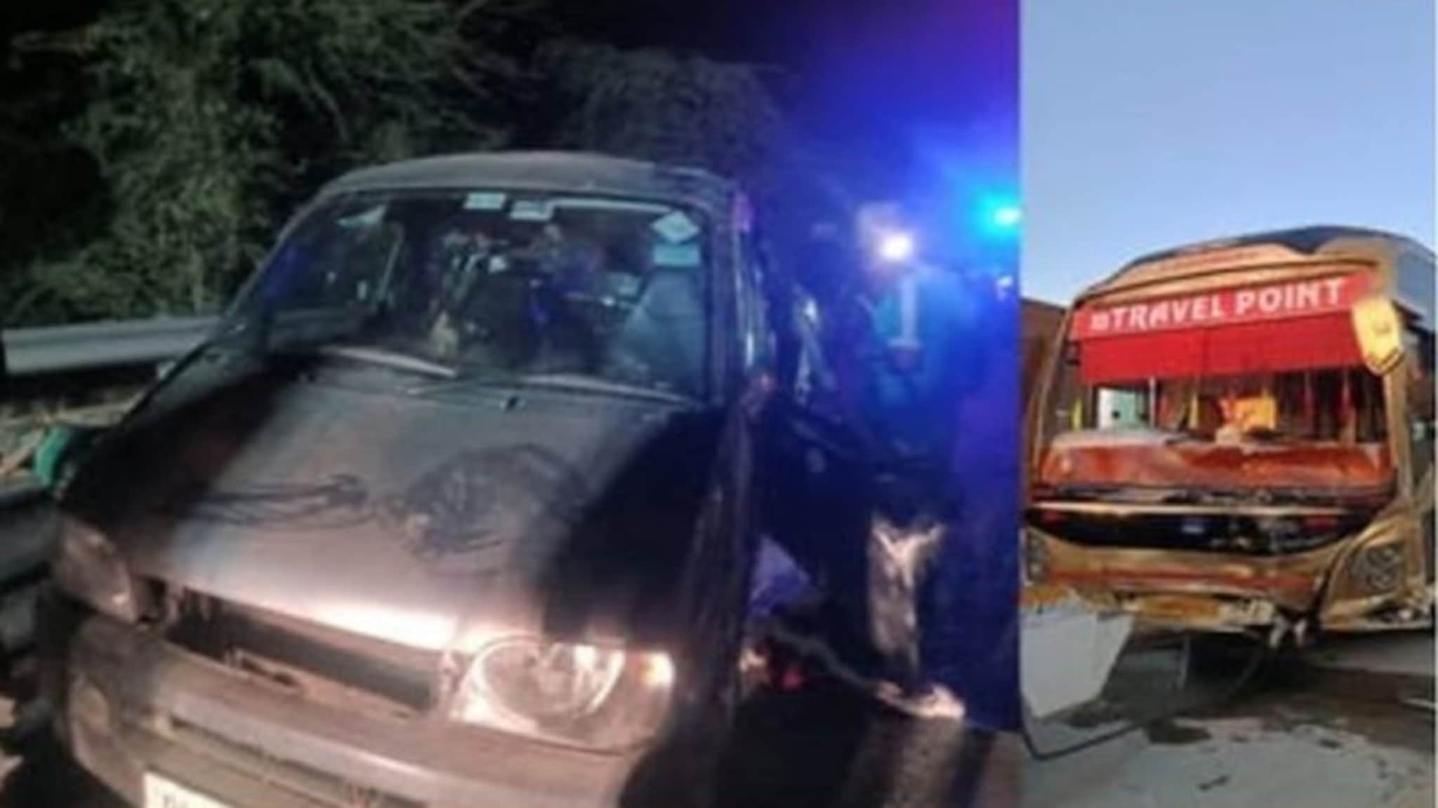 होळीला काळाचा घाला! बसची इकोला भीषण धडक, 6 जणांचा जागीच मृत्यू