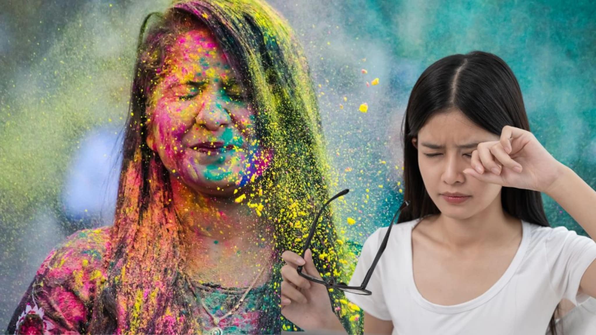 Holi Safety Tips : होळी खेळताना डोळ्यांत रंग गेल्यास 'ही' युक्ती वापरा, सहज निघेल! डोळे असे ठेवा सुरक्षित..