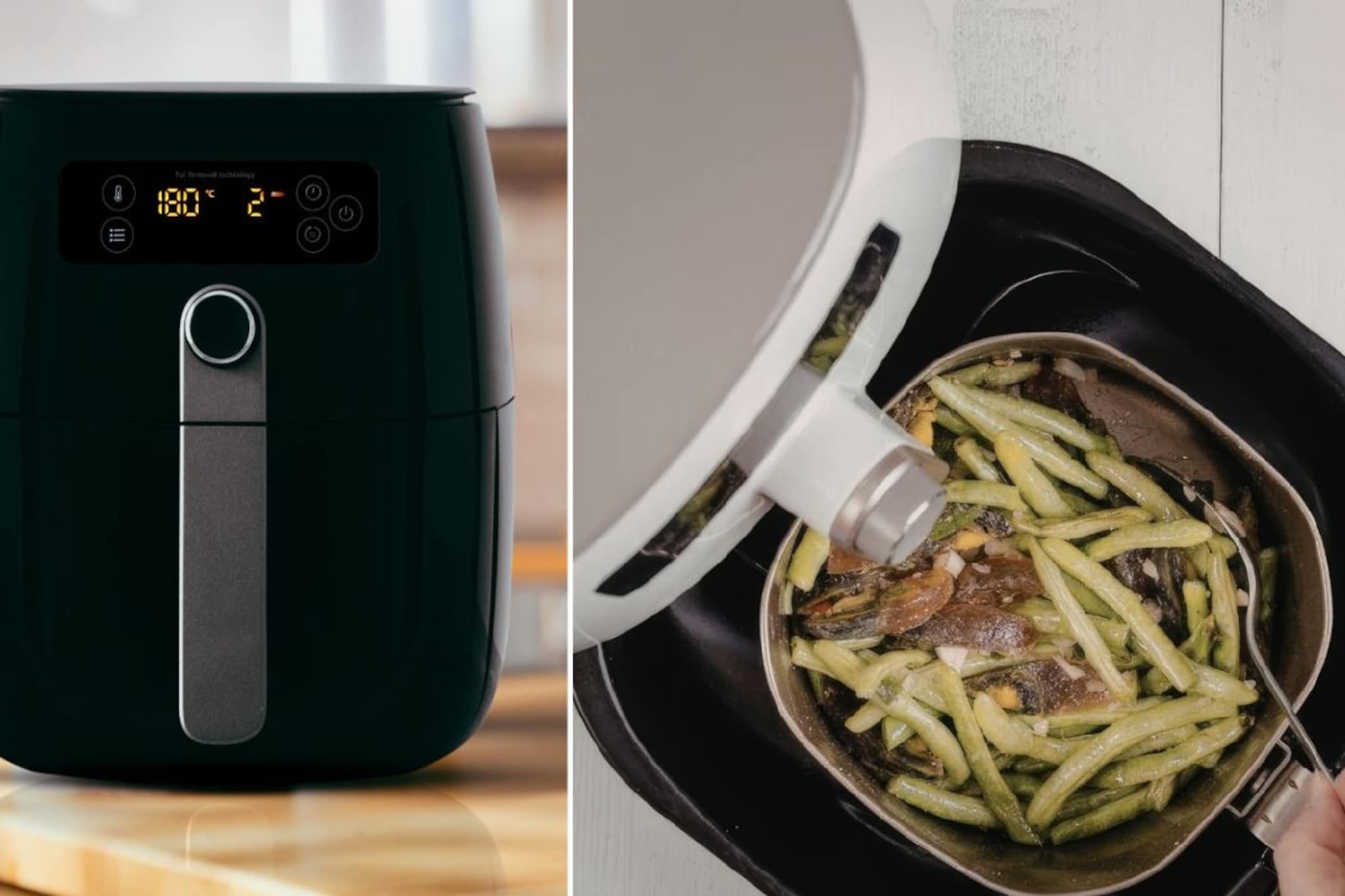 एअर फ्रायरमध्ये काही भांडी वापरणं ठरू शकता घातक! तुम्ही 'ही' चूक तर करत नाही ना? एअर फ्रायरमध्ये काही भांडी वापरणं ठरू शकता घातक! तुम्ही 'ही' चूक तर करत नाही ना?