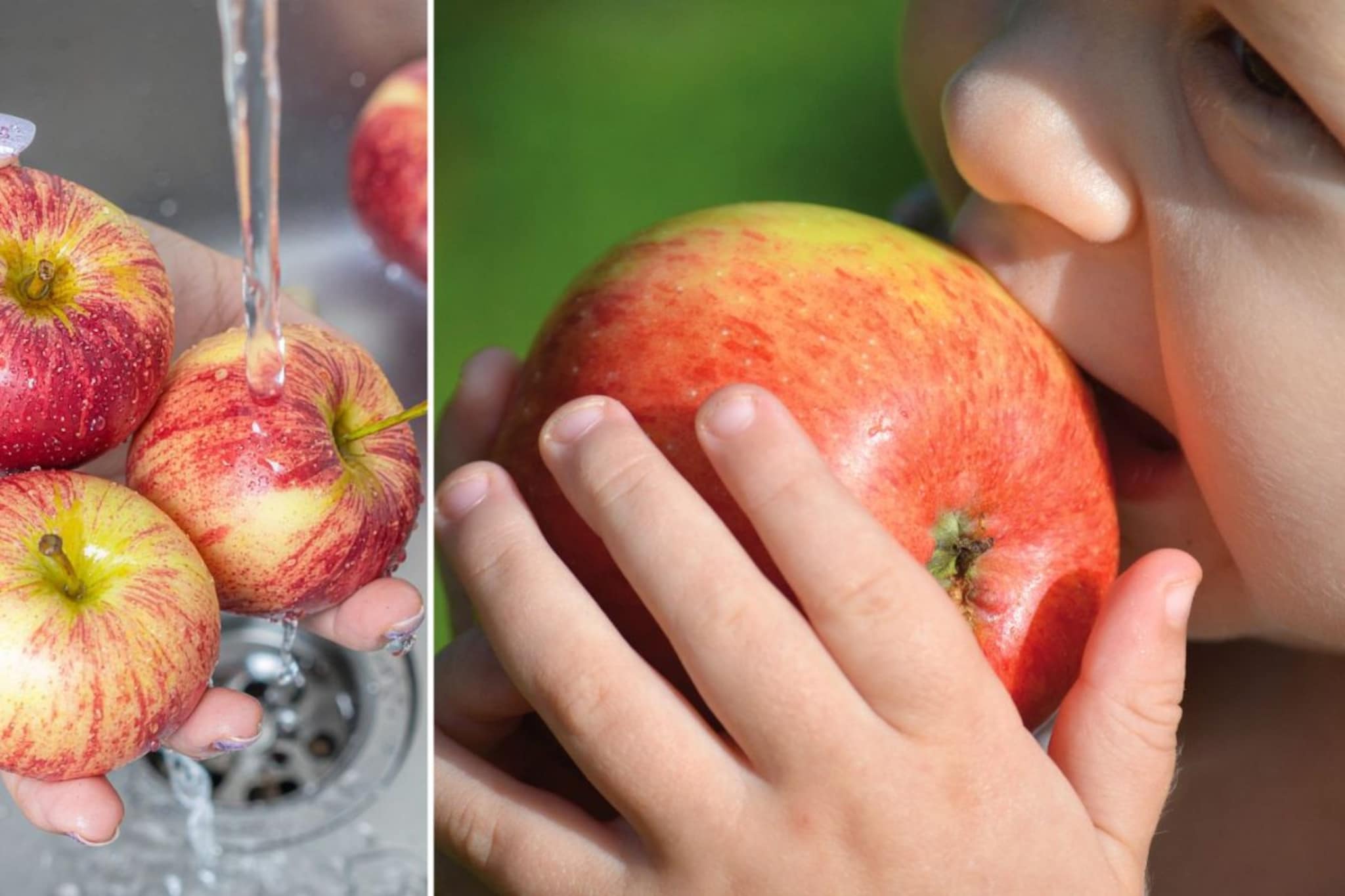सफरचंद नुसतं पाण्याने धुवून खाऊ नका! असं साफ करा, तरंच निघतील फवारलेली रसायनं