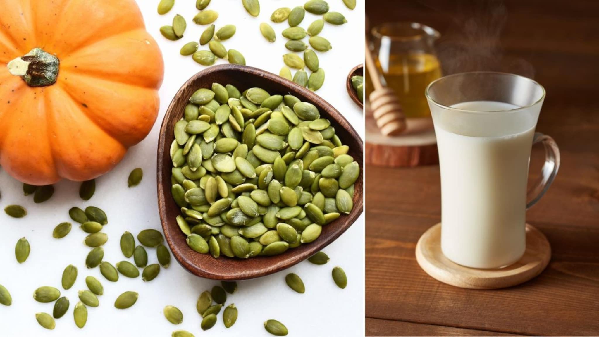 Pumpkin Seed Milk : महागडं बदामाचं दूध सोडा, घरी 5 मिनिटांत बनवा प्रोटीन रिच भोपळ्याच्या बियांचं दूध! पाहा पद्धत