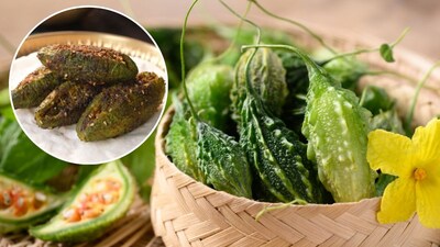 स्टफ्ड फ्राईड कारलं बनवण्याची सोपी पद्धत.. 