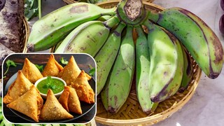 कच्च्या केळ्याचे समोसे कसे बनवायचे?