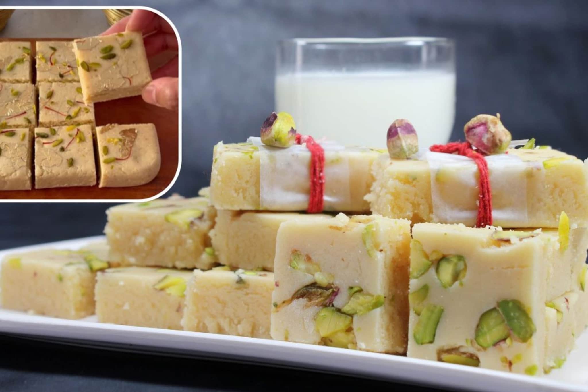 फक्त 2 मिनिटांत 2 पदार्थांपासून तयार होते ही मिठाई! शेफ विकास खन्नाची खास रेसिपी.. फक्त 2 मिनिटांत 2 पदार्थांपासून तयार होते ही मिठाई! शेफ विकास खन्नाची खास रेसिपी..