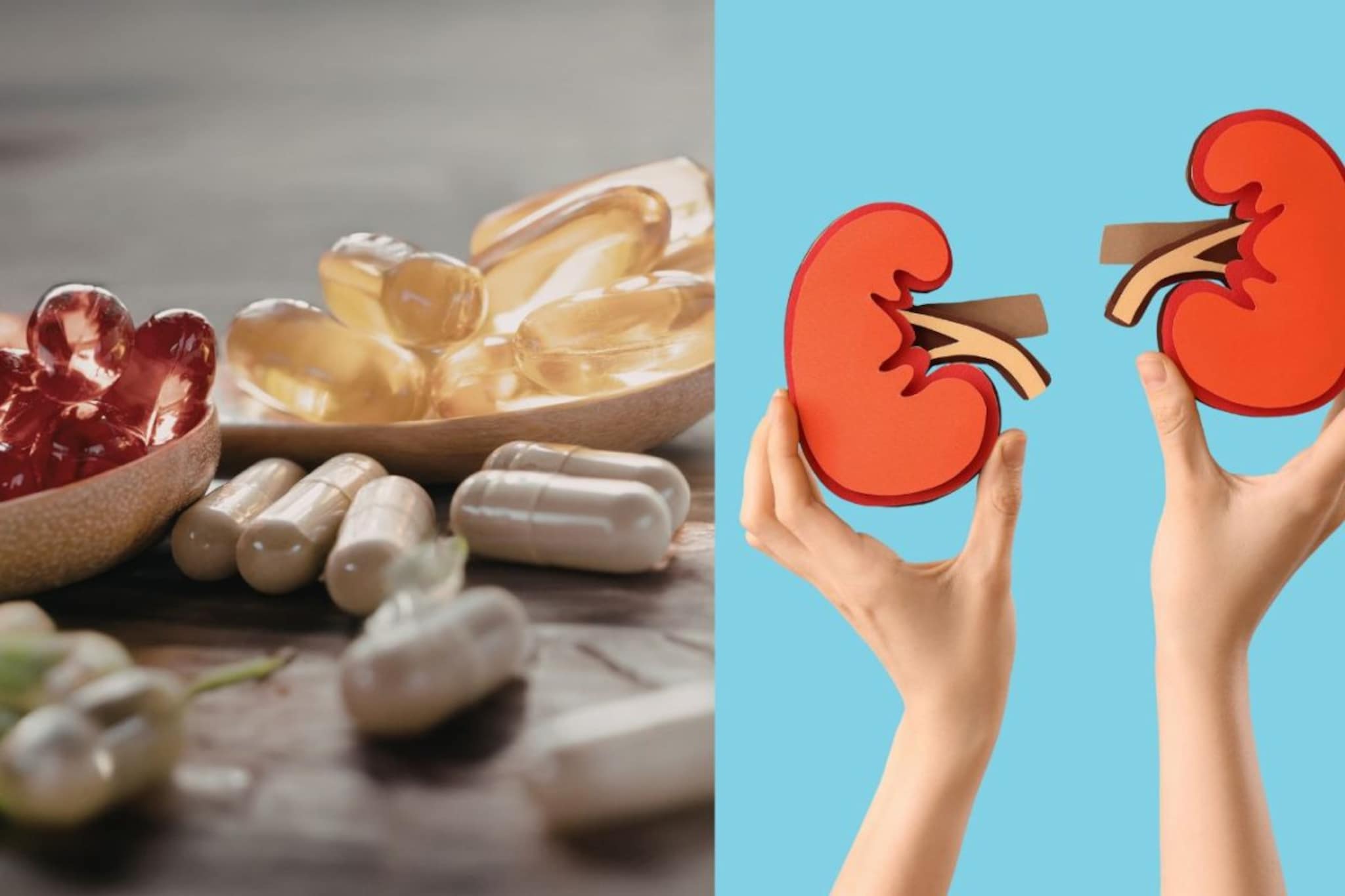 Kidney Health : डॉक्टरला न विचारता सप्लिमेंटस् घेताय ? मूत्रपिंडांवर होईल परिणाम, वेळीच ओळखा धोका