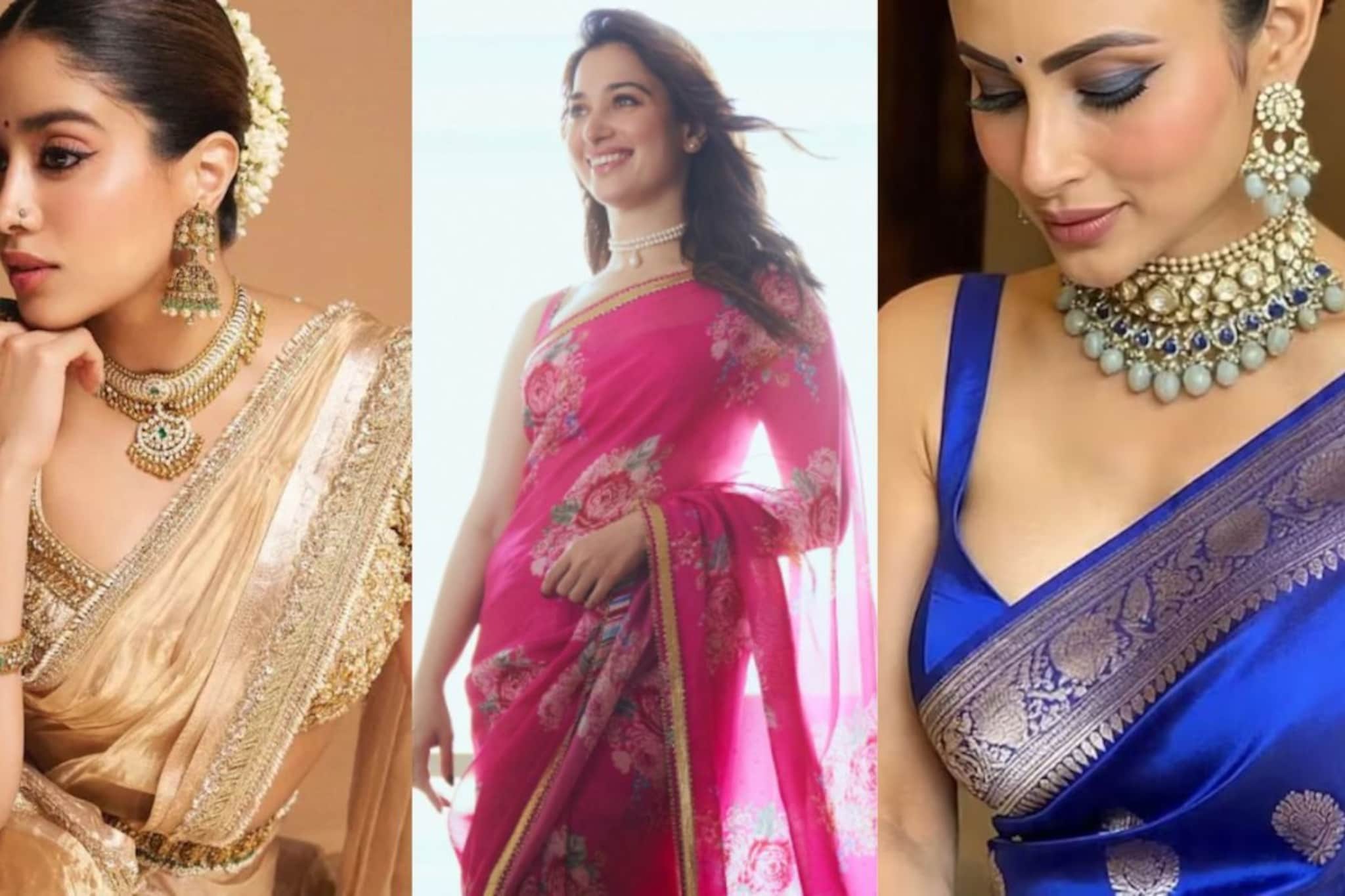 लाल, काळा, निळा, पिवळा.. वेगवेगळ्या रंगाच्या साड्यांसोबत कोणत्या रंगाची ज्वेलरी घालावी? 