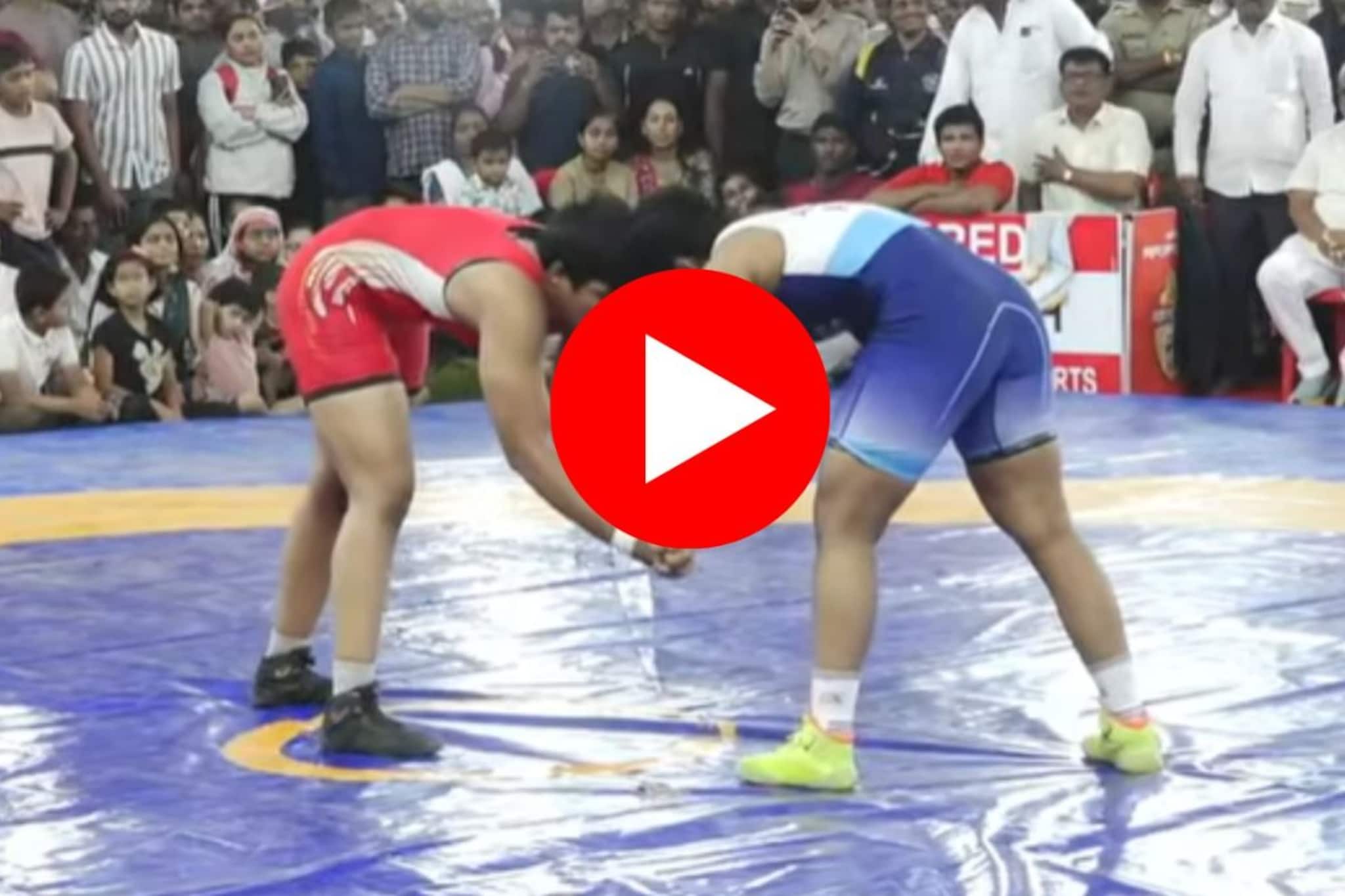 कोल्हापूरची अमृता पुजारी ठरली महाराष्ट्र केसरी, वेदीका ससाणेला आस्मान दाखवलं, VIDEO कोल्हापूरची अमृता पुजारी ठरली महाराष्ट्र केसरी, वेदीका ससाणेला आस्मान दाखवलं, VIDEO