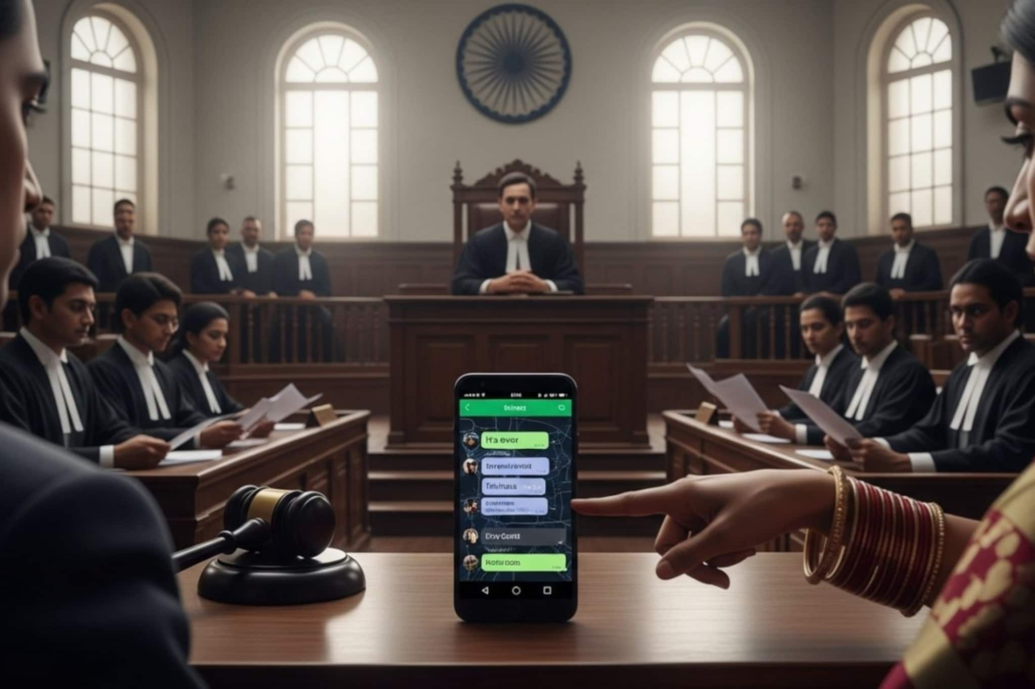 WhatsApp चॅट दाखवून घटस्फोट घेता येणार नाही, हायकोर्टाचा नाशिकचा पतीला मोठा दणका