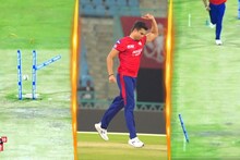 Arjun Tendulkar : अर्जुन तेंडुलकरचा खतरनाक बॉल, मिडल स्टंप 4 वेळा हवेत उडाला, Video