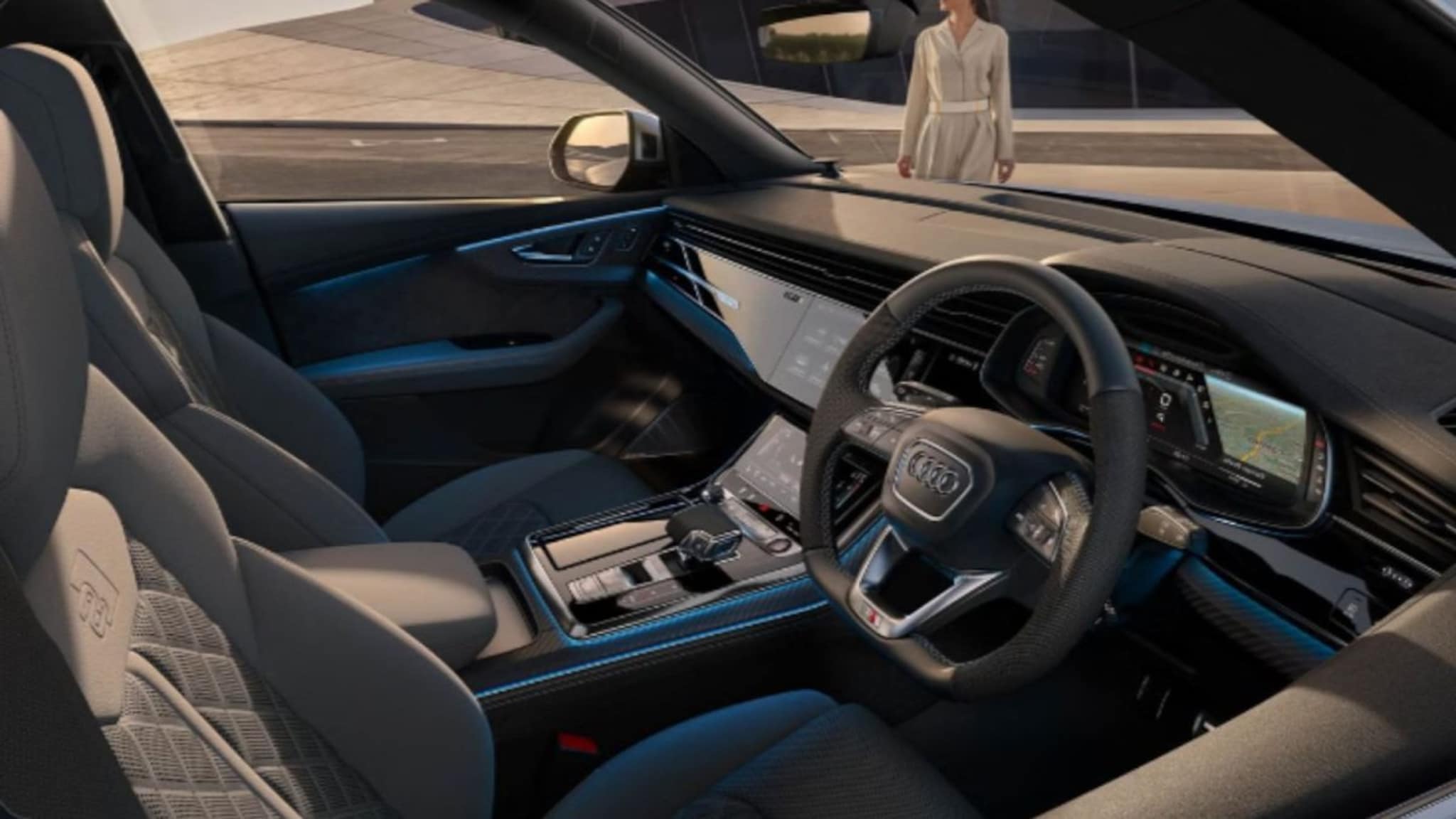 AudiSQ8: नुसता धुरळा! 100 किमी वेग फक्त 4 सेकंदात; सुपर SUV चा लूक पाहून पडाल प्रेमात