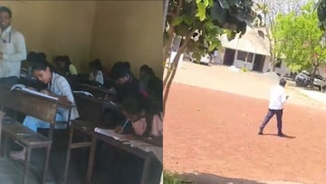 बीडमध्ये थेट शिक्षकच देतायेत उत्तरपत्रिकेची 'झेरॉक्स कॉपी', धक्कादायक फोटो समोर बीडमध्ये थेट शिक्षकच देतायेत उत्तरपत्रिकेची 'झेरॉक्स कॉपी', धक्कादायक फोटो समोर