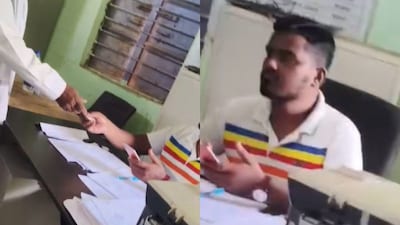 Beed: Village Assistant Shubham Mane Caught Taking Bribe; Video Goes Viral