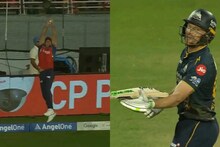 IPL 2026 : 6 फुटी फिल्डर हवेत उडाला, बाऊंड्री लाईनवर चमत्कार घडला, बटलर बघतच राहिला, Video