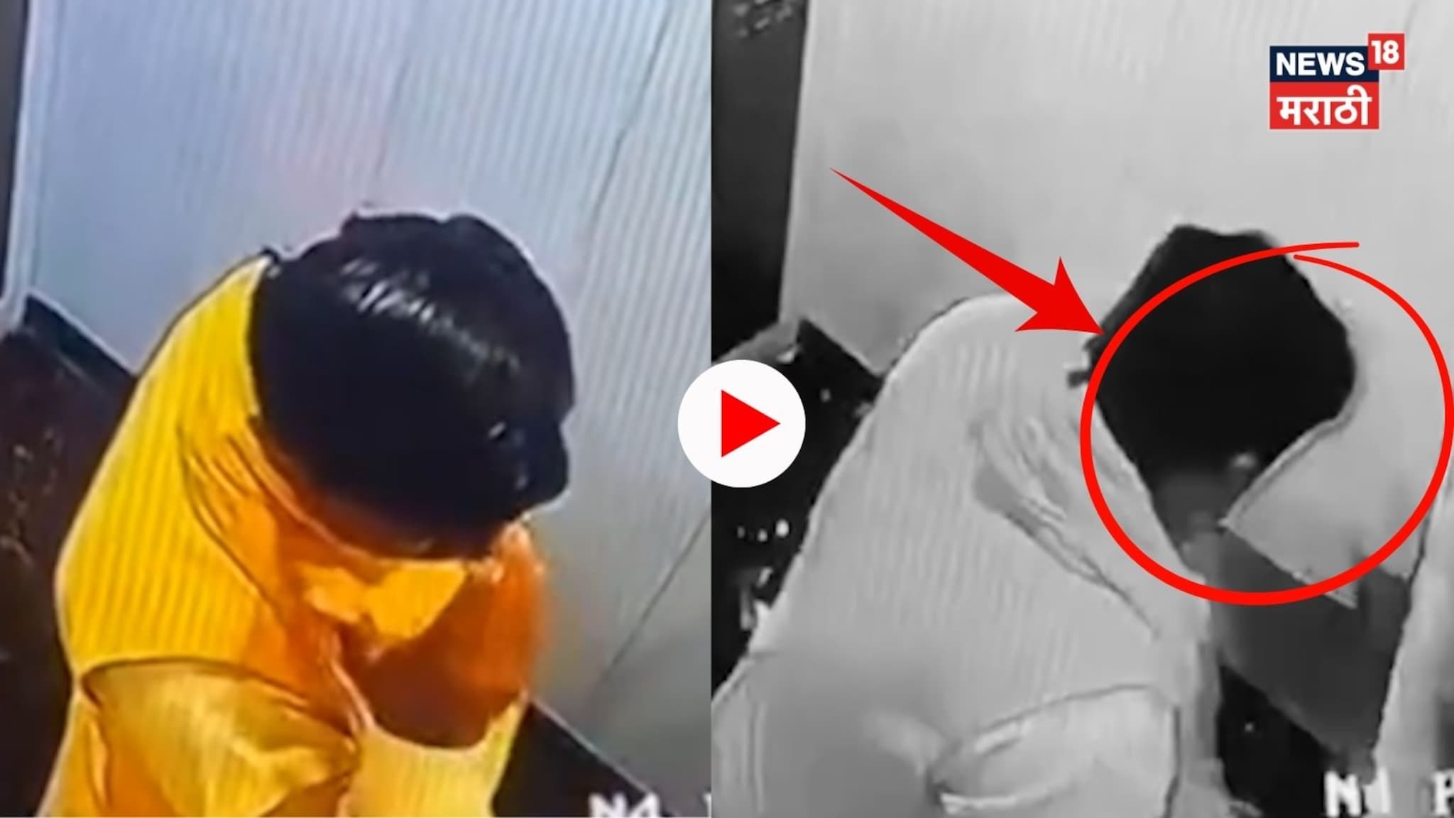 Video: आरश्यात बघत होता पुजारी, तेवढ्यात लिफ्ट कोसळली! काळजाचा ठोका चुकवणारा CCTV