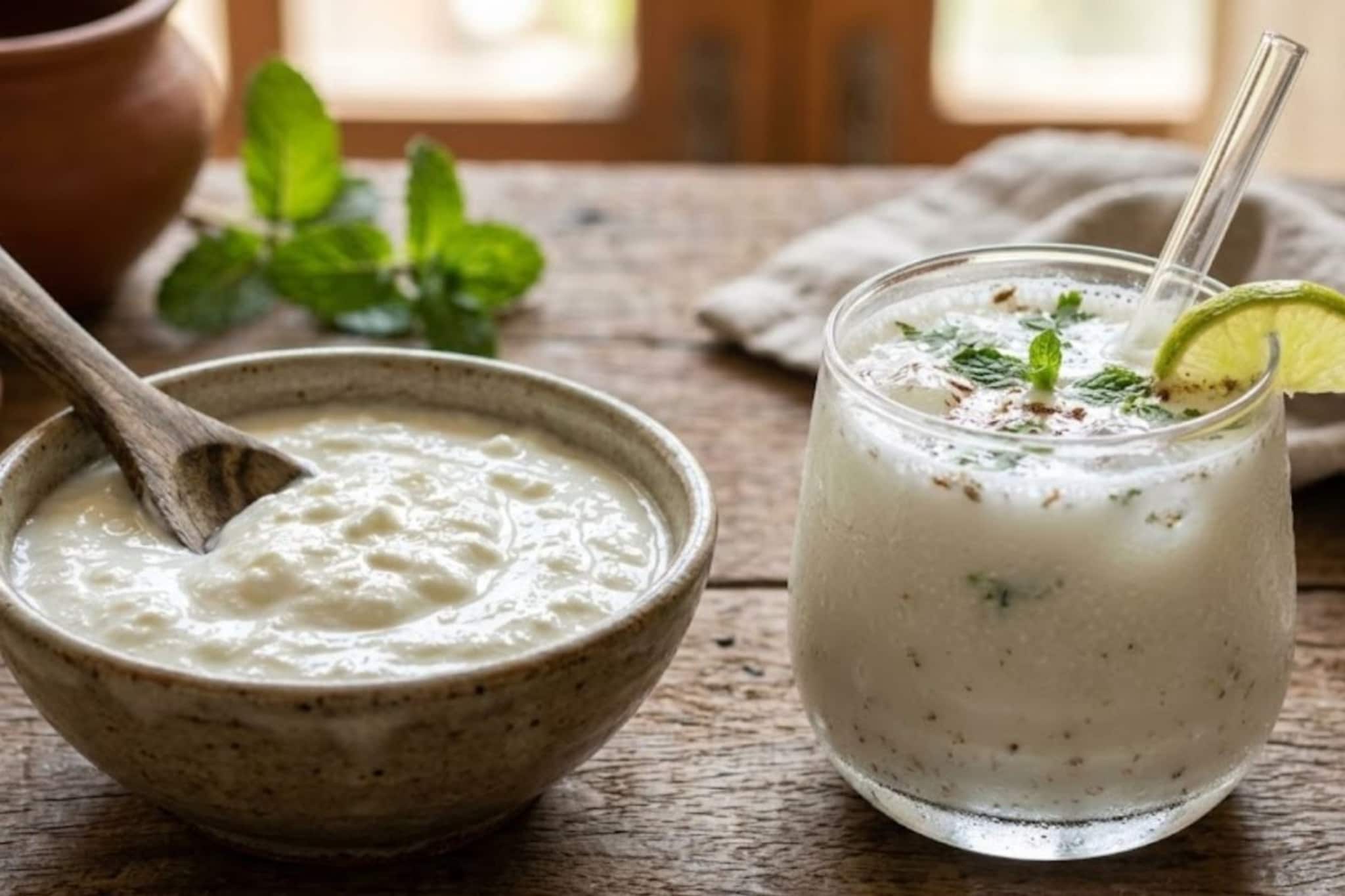 Curd vs Buttermilk : दही की ताक? उन्हाळ्यात पोटाच्या आरोग्यासाठी काय सर्वात भारी? तज्ज्ञ काय म्हणाले वाचा Curd vs Buttermilk : दही की ताक? उन्हाळ्यात पोटाच्या आरोग्यासाठी काय सर्वात भारी? तज्ज्ञ काय म्हणाले वाचा