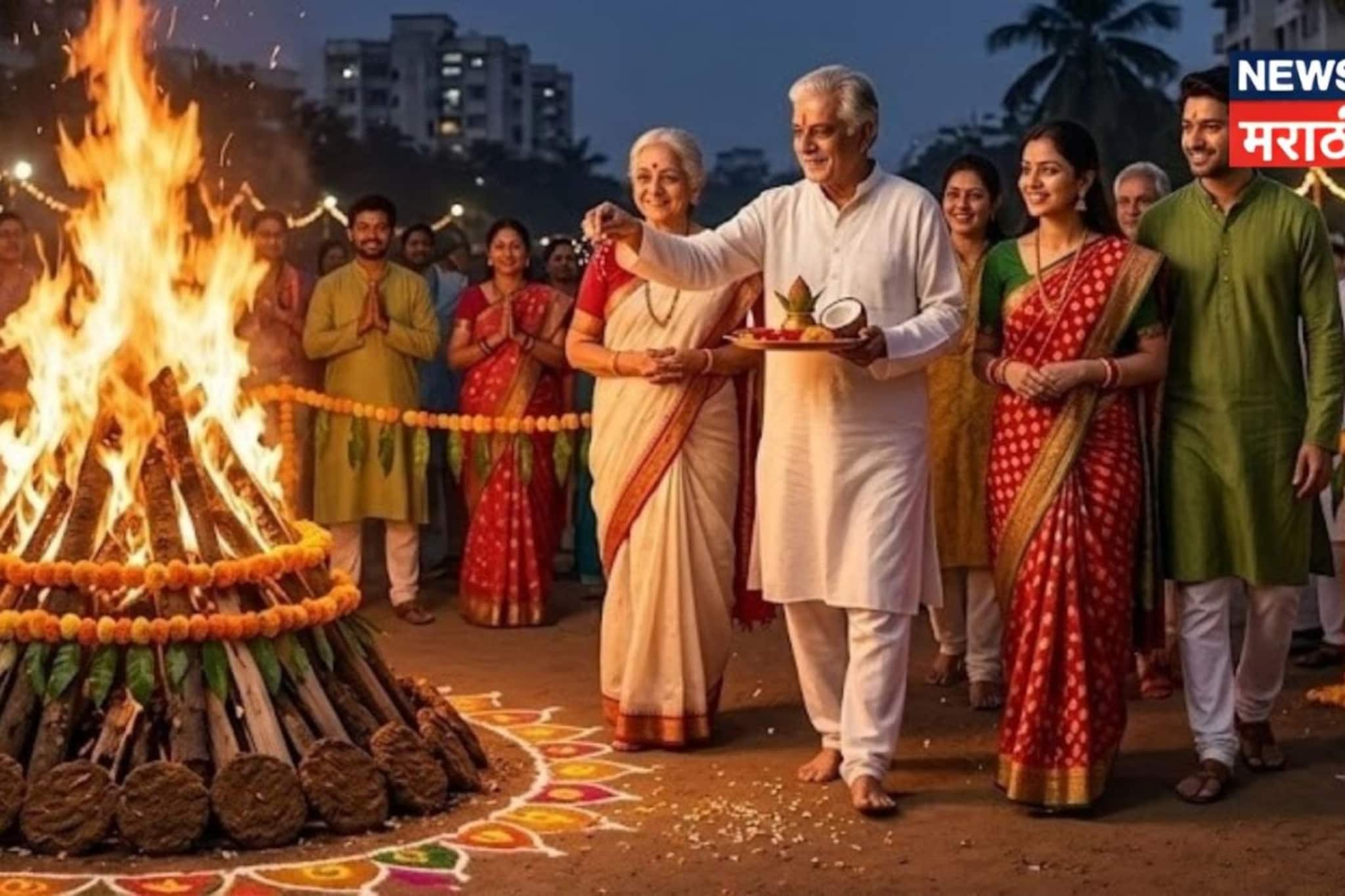 घराची होईल भरभराट! आज होलिका दहनावेळी करा 'ही' काम, संकटे होतील क्षणात दूर