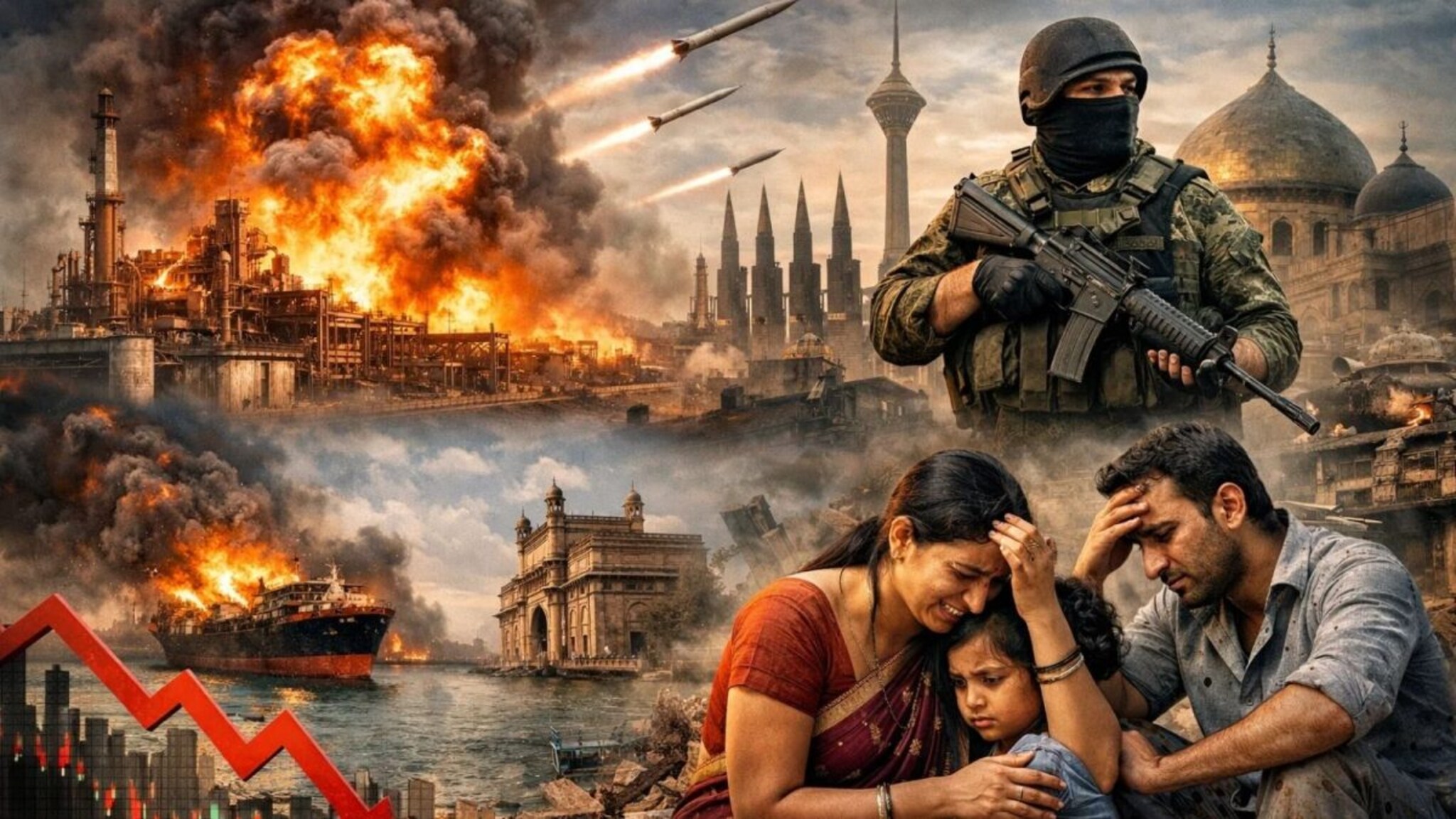 Iran Crisis: युद्ध लांबले तर भारतासाठी धोक्याची घंटा, भविष्यवाणी खरी ठरली तर हाहाकार माजण्याची भीती; नुकसानीचा आकडा पाहून धाबे दणाणले