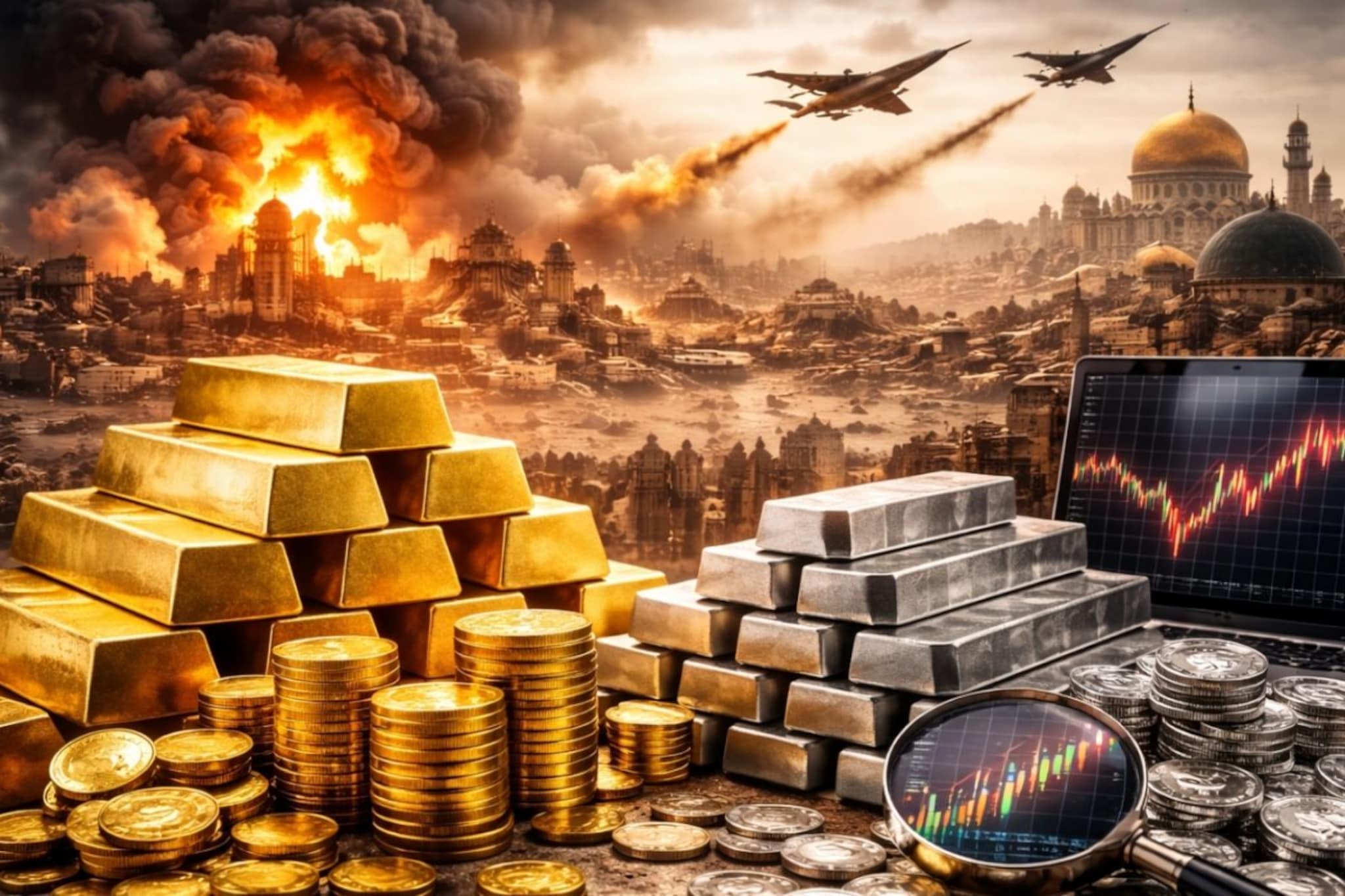 Gold And Silver: रिस्क-ऑफ मोड ऑन! सोन्याला लागणार आग, दर ऐकून चक्कर येईल; चांदीचा 'महाविस्फोट' फिक्स