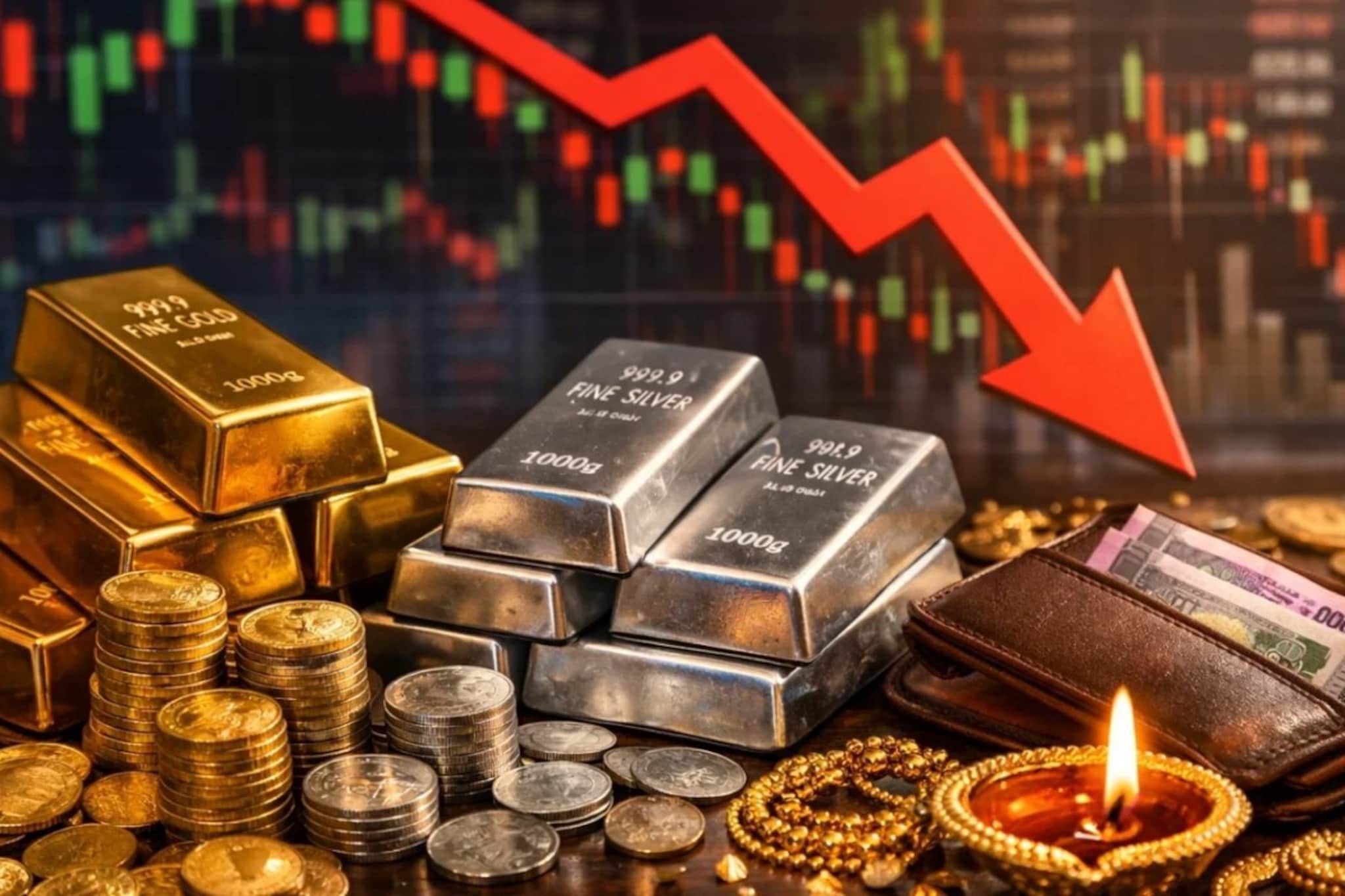 सोने-चांदीच्या दरात मोठी उलथापालथ, सोमवारी किंमत घसरणार; पैसे तयार ठेवा होणार फेरबदल