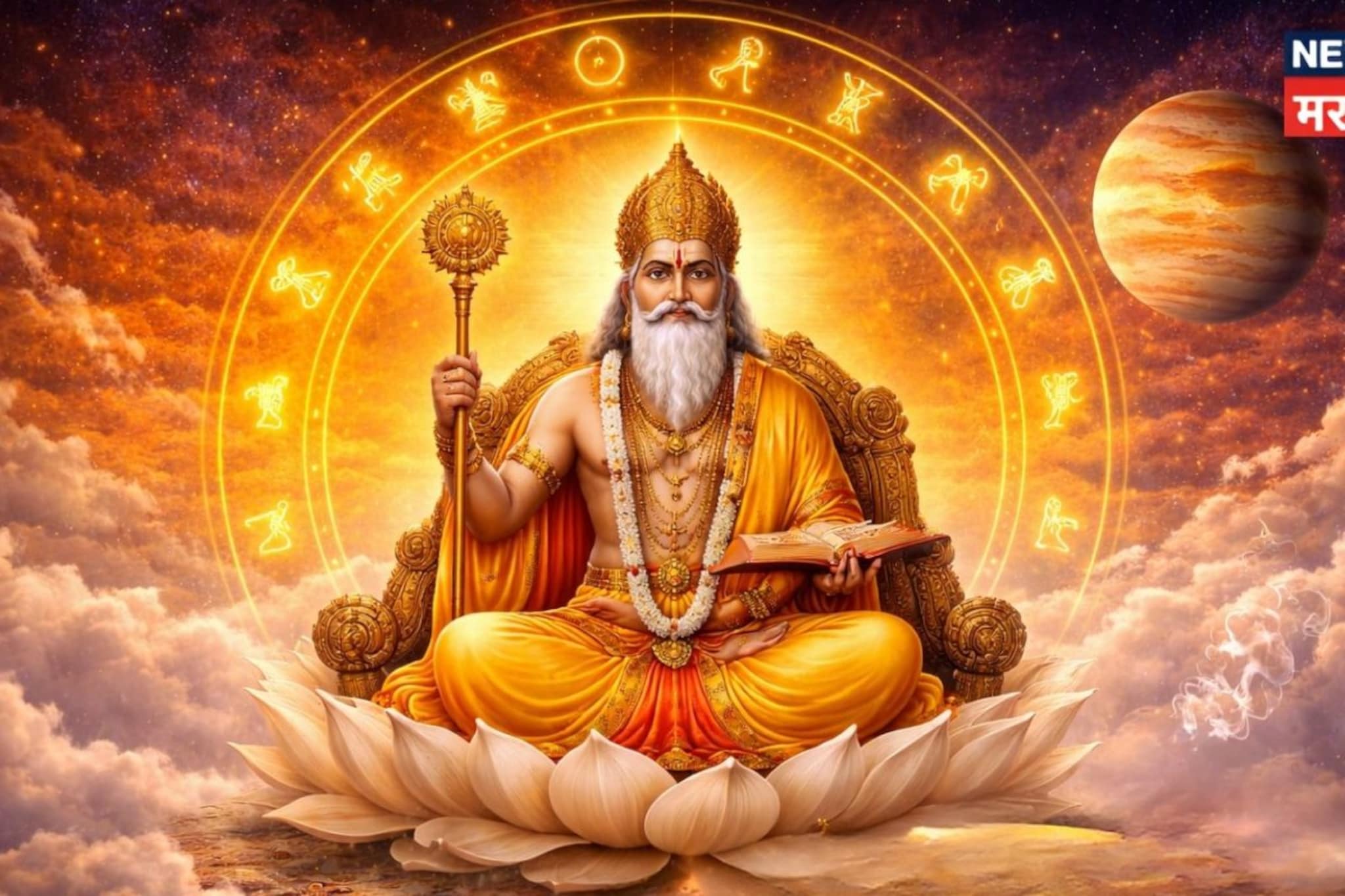 गुरूचा 'डबल धमाका'! तब्बल 5 महिने 'गोल्डन पिरियड', 4 राशींना प्रमोशन, पैसा, प्रॉफिट, हवं ते मिळणार 