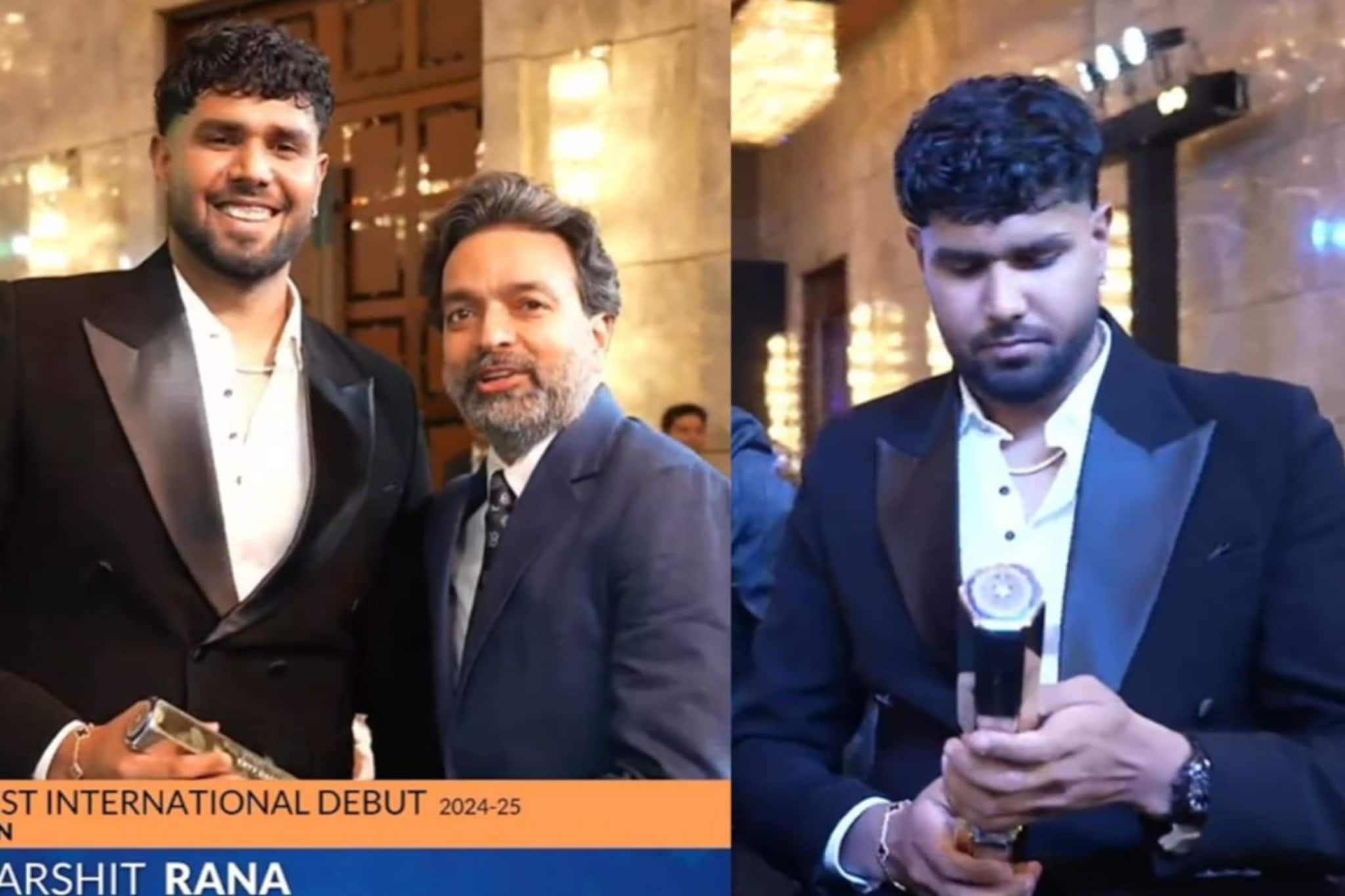 Naman Award 2026 : ॲवॉर्ड मिळाला पण हर्षित राणाला स्टेजवर गेलाच नाही, पुढे काय घडलं? Naman Award 2026 : ॲवॉर्ड मिळाला पण हर्षित राणाला स्टेजवर गेलाच नाही, पुढे काय घडलं?