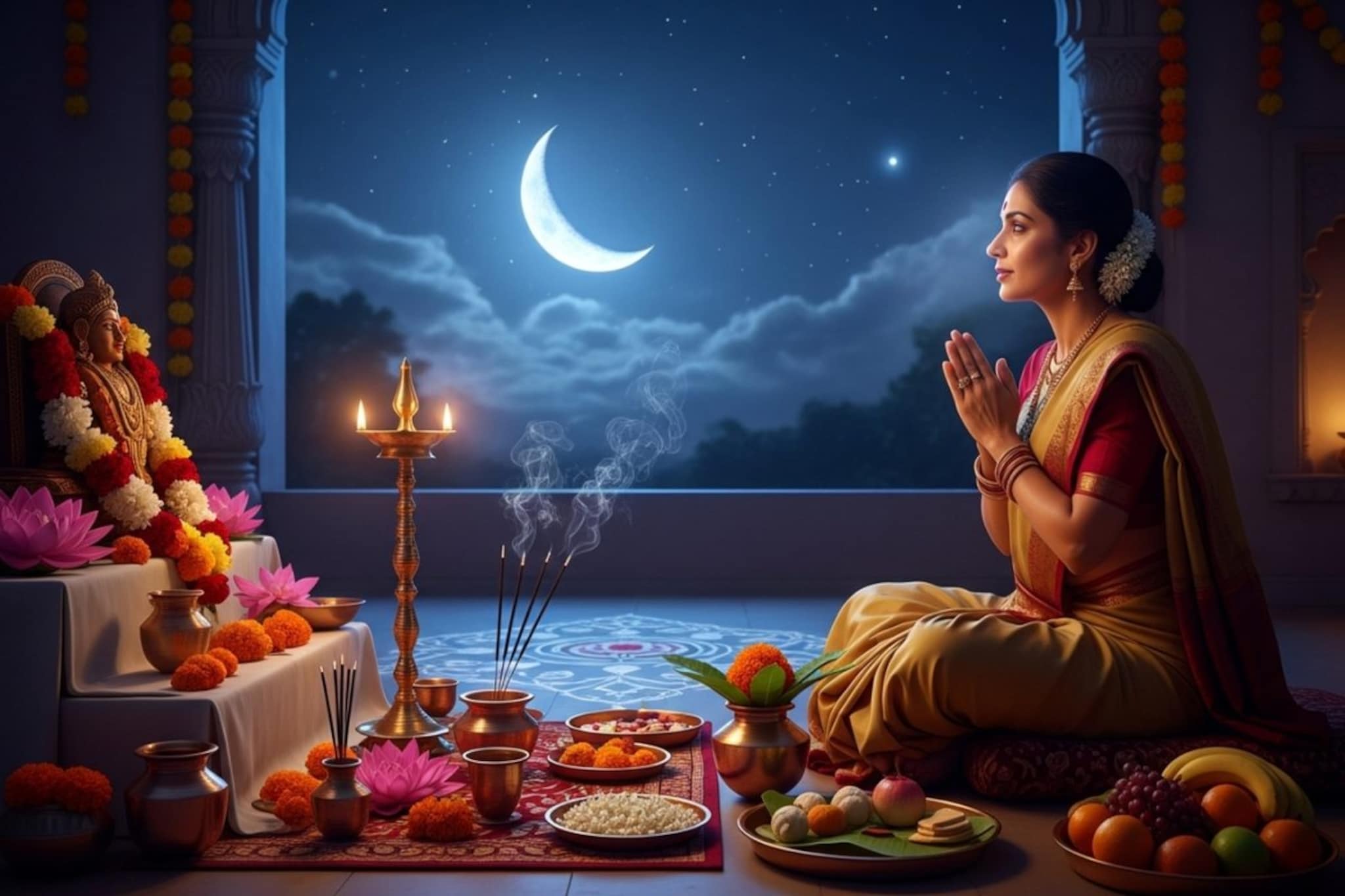 संकष्टीचा उपवास अचूक वेळेवर सोडा; आपल्या गाव-शहरांनुसार चंद्रोदय किती वाजता होईल