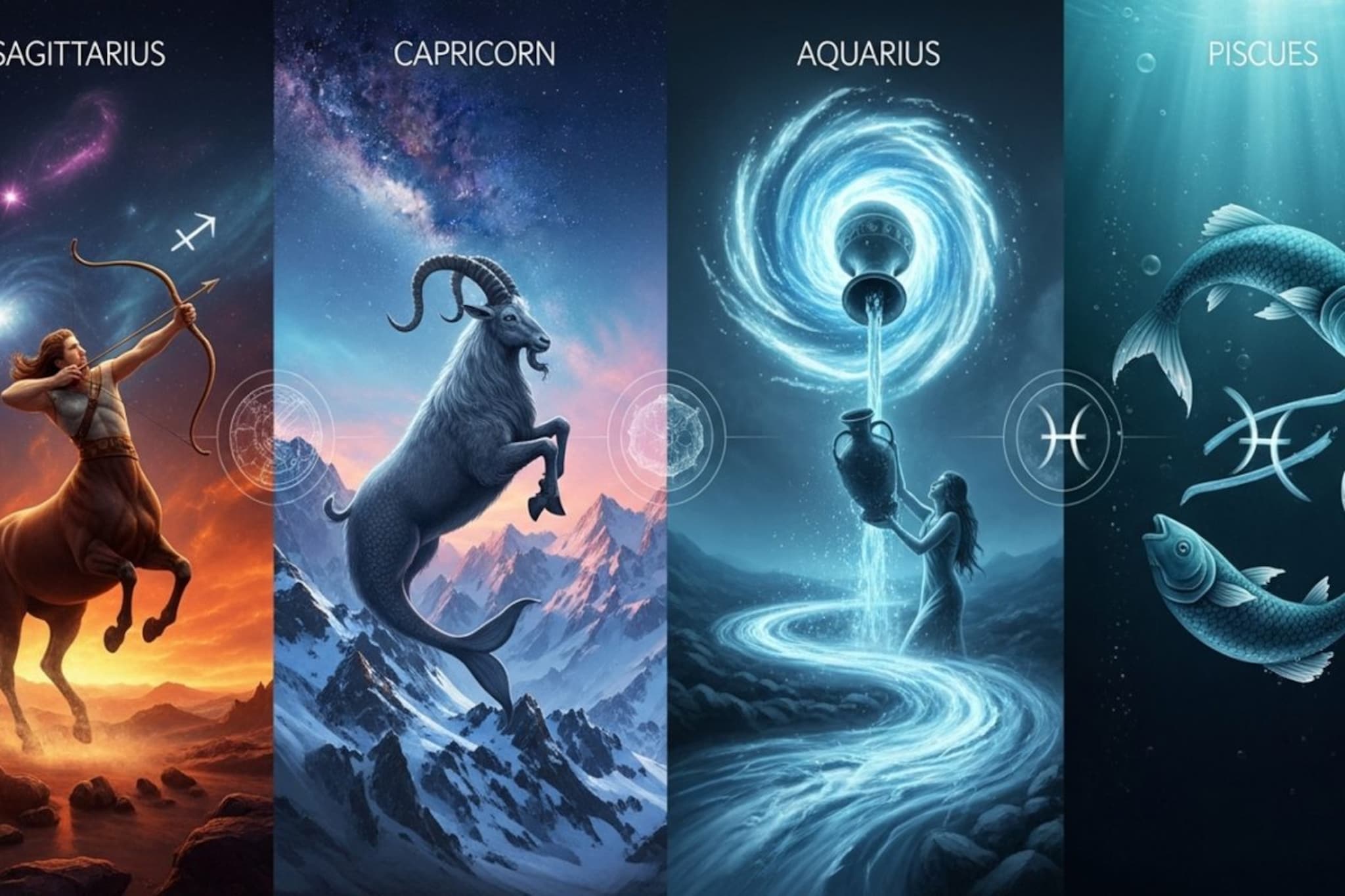 कोणासमोर झुकण्याची गरज नाही! धनु, मकर, कुंभ, मीन राशींचे साप्ताहिक राशीभविष्य! खुशखबर कोणासमोर झुकण्याची गरज नाही! धनु, मकर, कुंभ, मीन राशींचे साप्ताहिक राशीभविष्य! खुशखबर