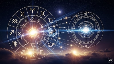 सूर्य आणि बुध यांची युति (बुधादित्य योग) - सूर्य आणि बुध यांची ही युति 7 मार्च 2026 रोजी होणार आहे. या दिवशी शनिवार असून, संध्याकाळी 4 वाजून 29 मिनिटांनी सूर्य आणि बुध दोन्ही ग्रह एकमेकांपासून 0 डीग्रीवर असतील. या काळात तयार होणारा हा योग खालील राशींसाठी लय भारी ठरणार आहे. पैसा, सुख-शांती आणि नोकरी-धंद्यात प्रगतीचे नवीन मार्ग मोकळे होतील.