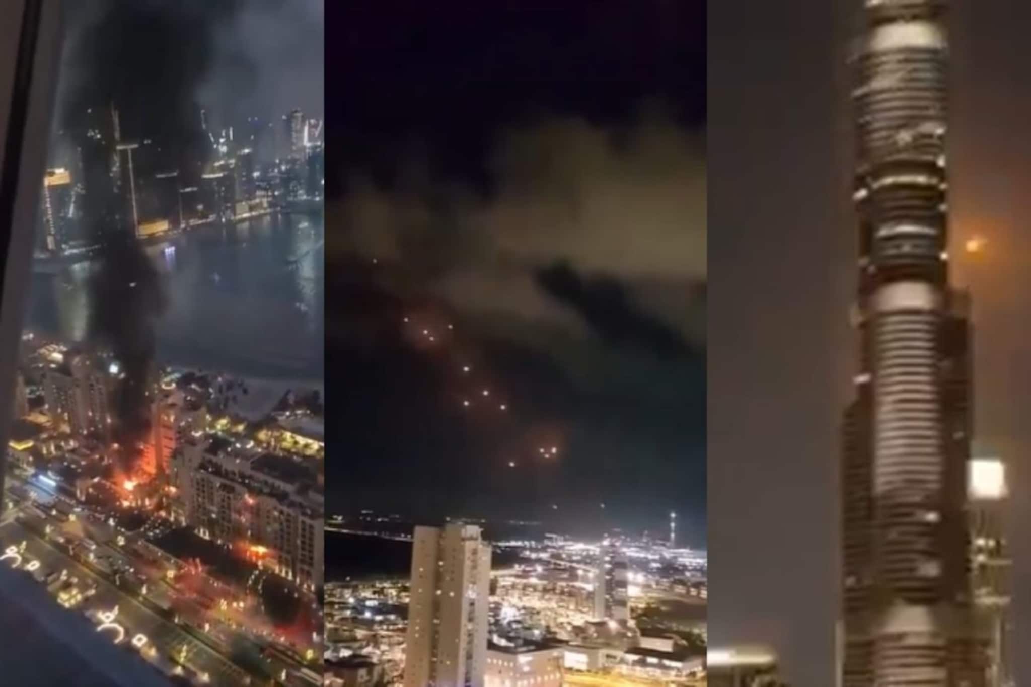 इराणने दुबई एअरपोर्ट, बुर्ज खलिफा, अबूधाबी, बहरीन सगळीकडे सोडल्या मिसाईल, VIDEOS इराणने दुबई एअरपोर्ट, बुर्ज खलिफा, अबूधाबी, बहरीन सगळीकडे सोडल्या मिसाईल, VIDEOS