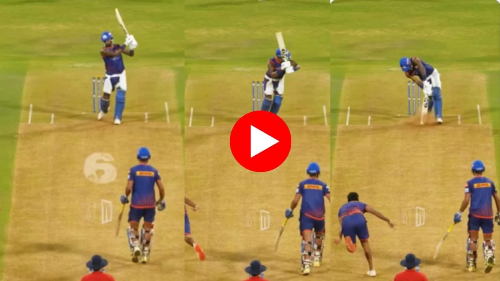 IPL 2026 :आधी नो लुक सिक्स,नंतर फोर,ॲटीट्यूड दाखवणाऱ्या पांड्याचा बुमराहकडून करेक्ट कार्यक्रम,VIDEO