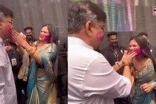 सदाबहार गाणी अन् गौतमीचा डान्स! ठाण्यात जितेंद्र आव्हाडांनी साजरी केली हटके होळी, VIDEO