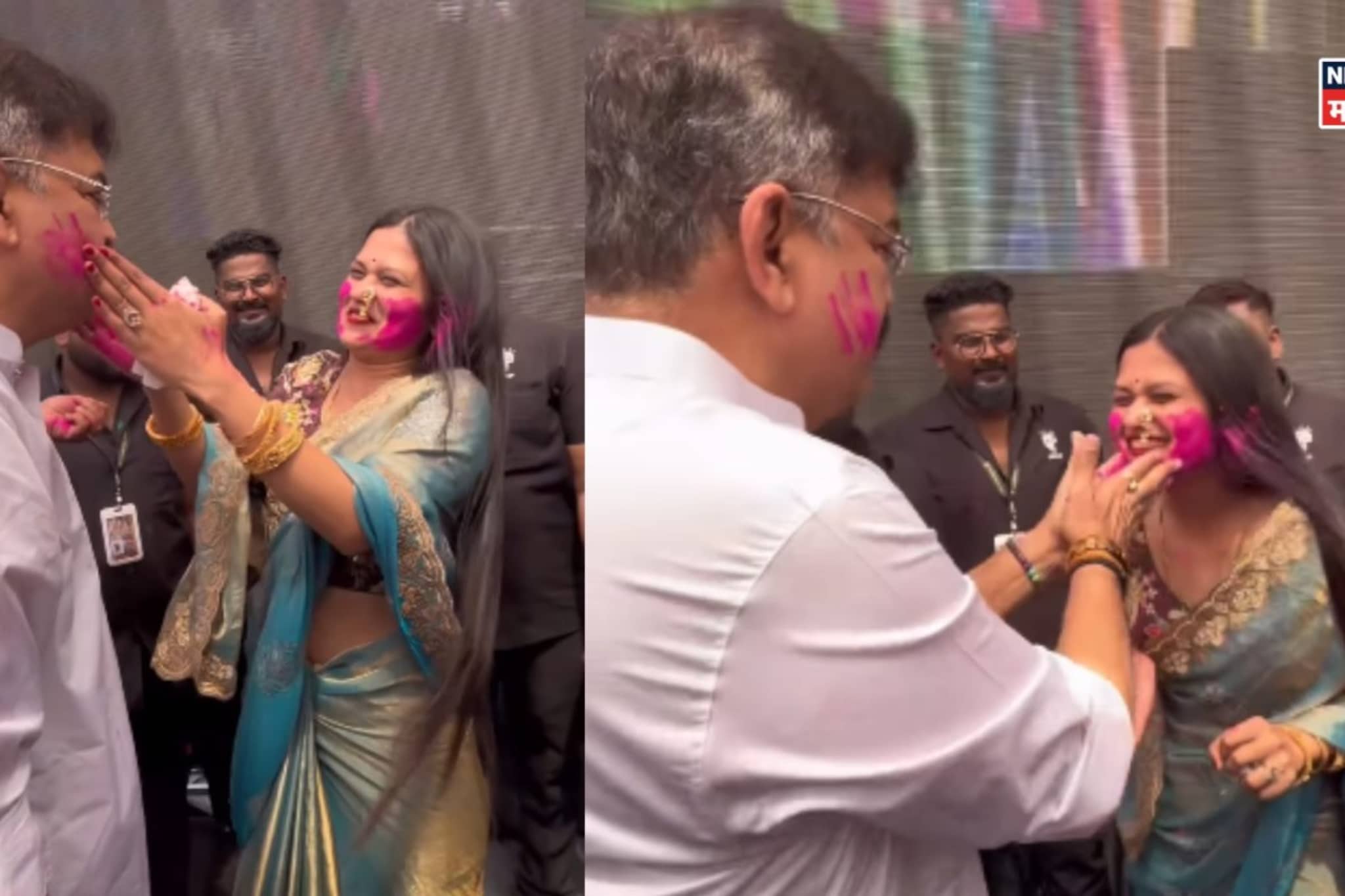 सदाबहार गाणी अन् गौतमीचा डान्स! ठाण्यात जितेंद्र आव्हाडांनी साजरी केली हटके होळी