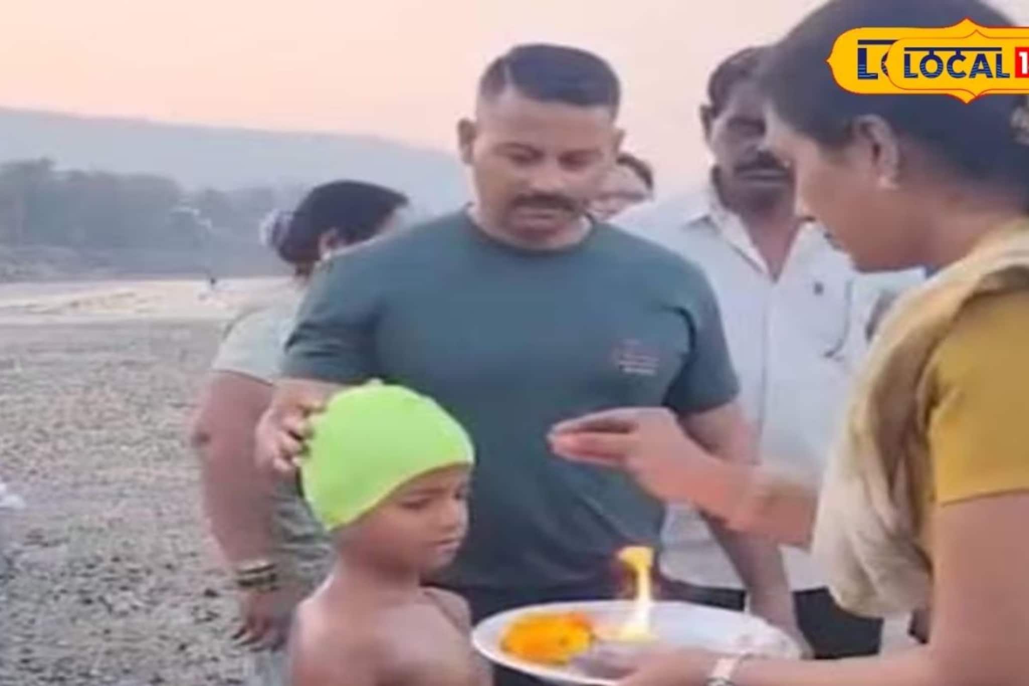 समुद्रात उडी अन् वर्ल्ड रेकॉर्ड! वय वर्षे सहा, पाटलाच्या लेकाची कामगिरी तर पाहा