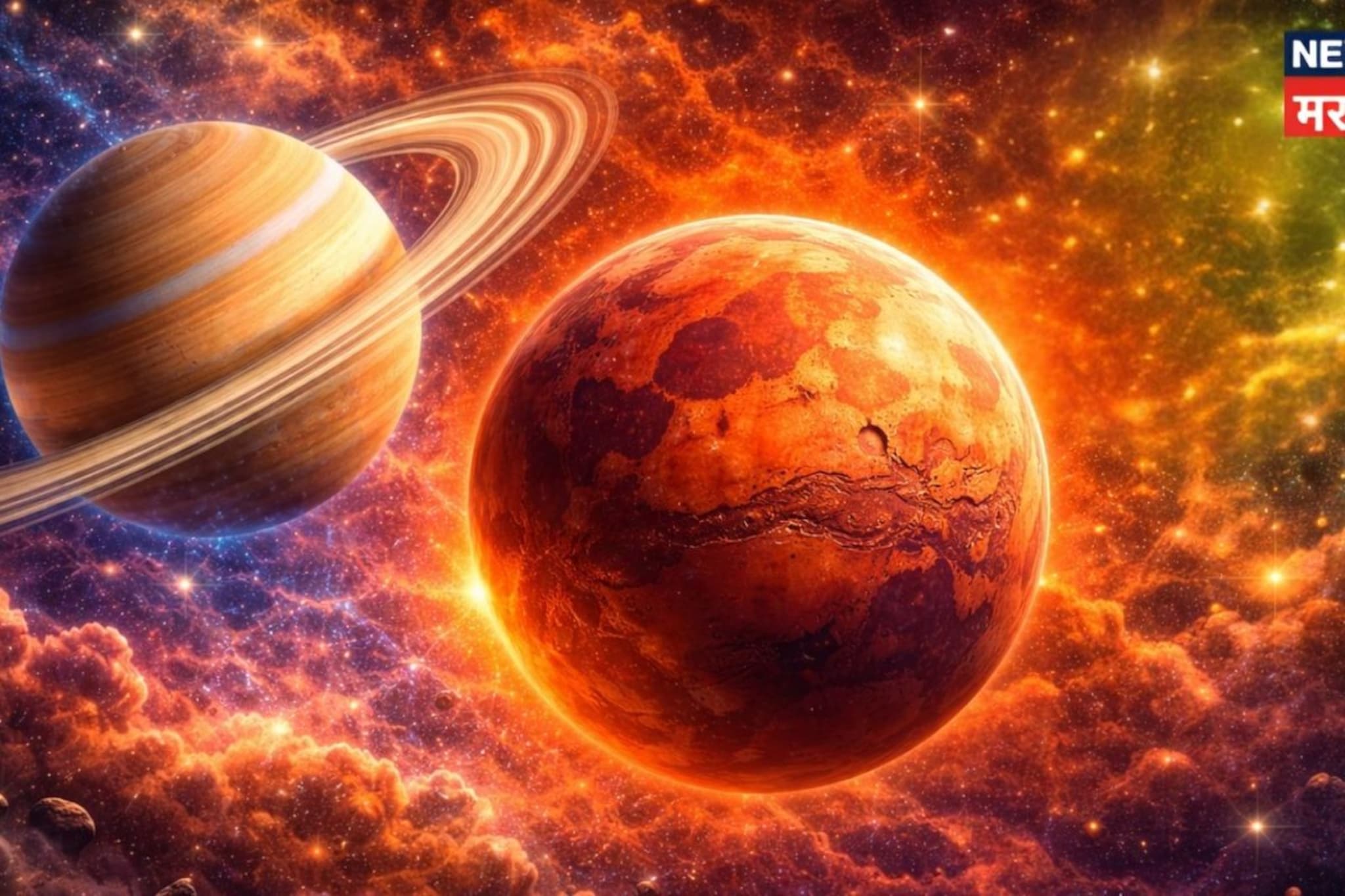 जॅकपॉट लागणार! शनी-मंगळाची युती 3 राशींसाठी ठरणार वरदान, फायनान्स-करिअरमध्ये होणार फायदा