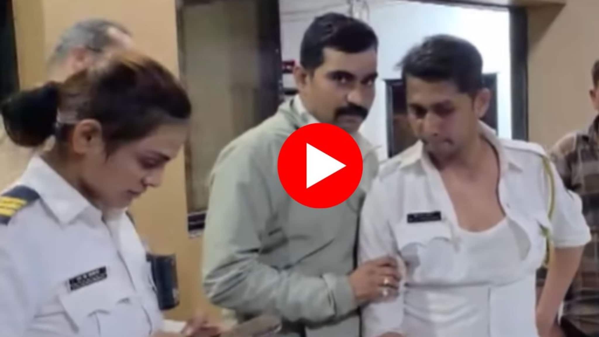 VIDEO : मिरा भाईंदरमध्ये ट्रॅफीक पोलिसावर हल्ला, दुचाकीवर आलेल्या तरुणांनी...नेमकं काय घडलं?