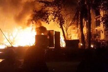 मिरा भाईंदर परिसरात अग्नितांडव, 4 ते 5 इमारती आगीच्या विळख्यात, घटनास्थळाचा पहिला VIDEO