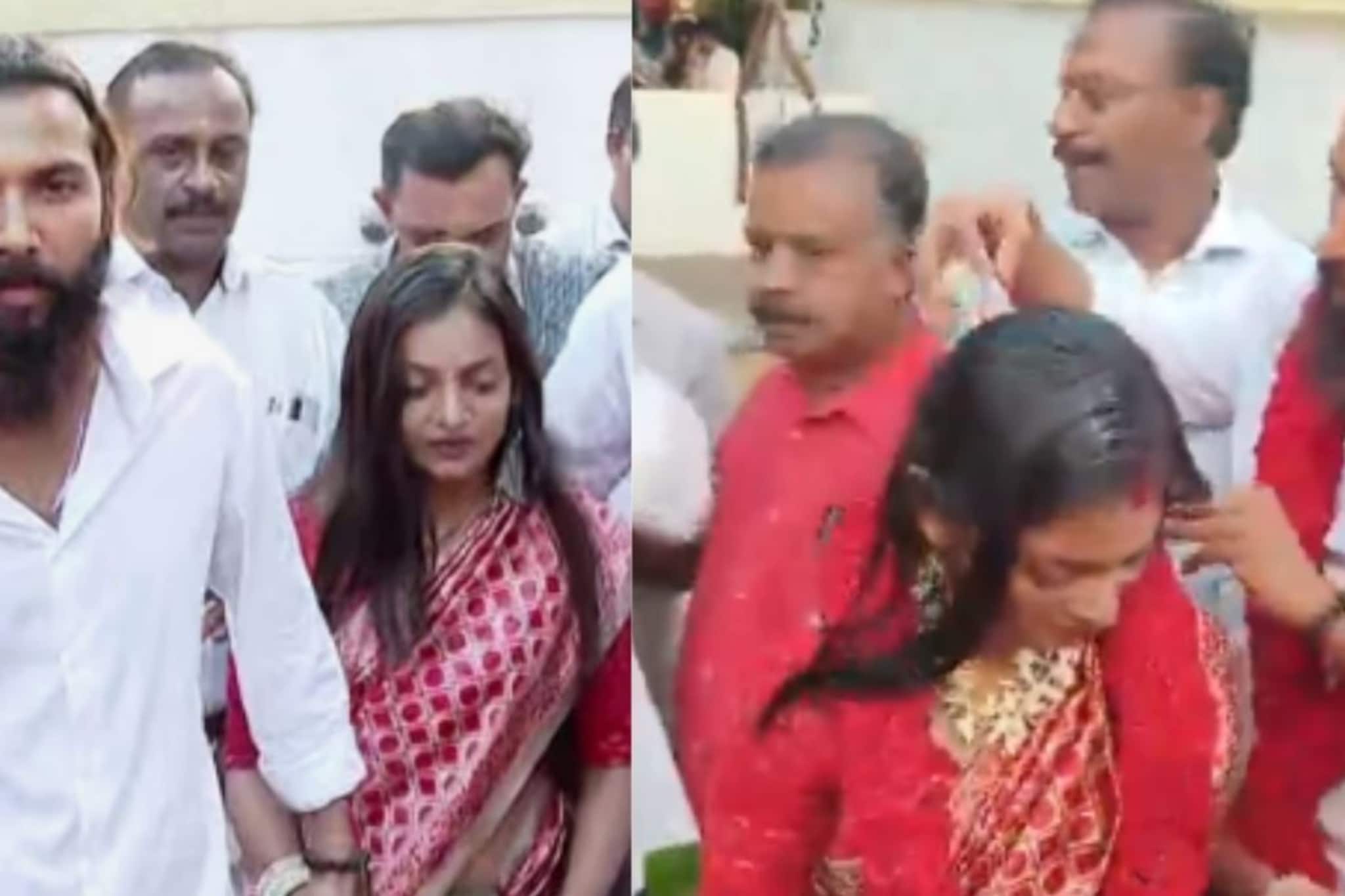 Monalisa Marriage: निकाह नाही तर लग्न; महाकुंभची 'व्हायरल सुंदरी मोनालीसाने, फरमानसोबत मंदिरात बांधली लग्नगाठ