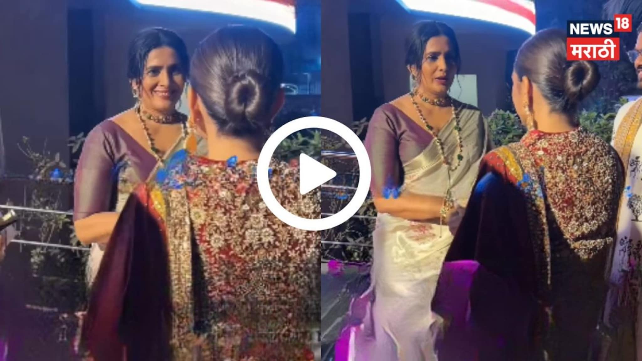 छान छान मराठी! या अभिनेत्रीची भाषा ऐकून भारावली सोनाली कुलकर्णी, पुन्हा बोलण्याची डिमांड,VIDEO 