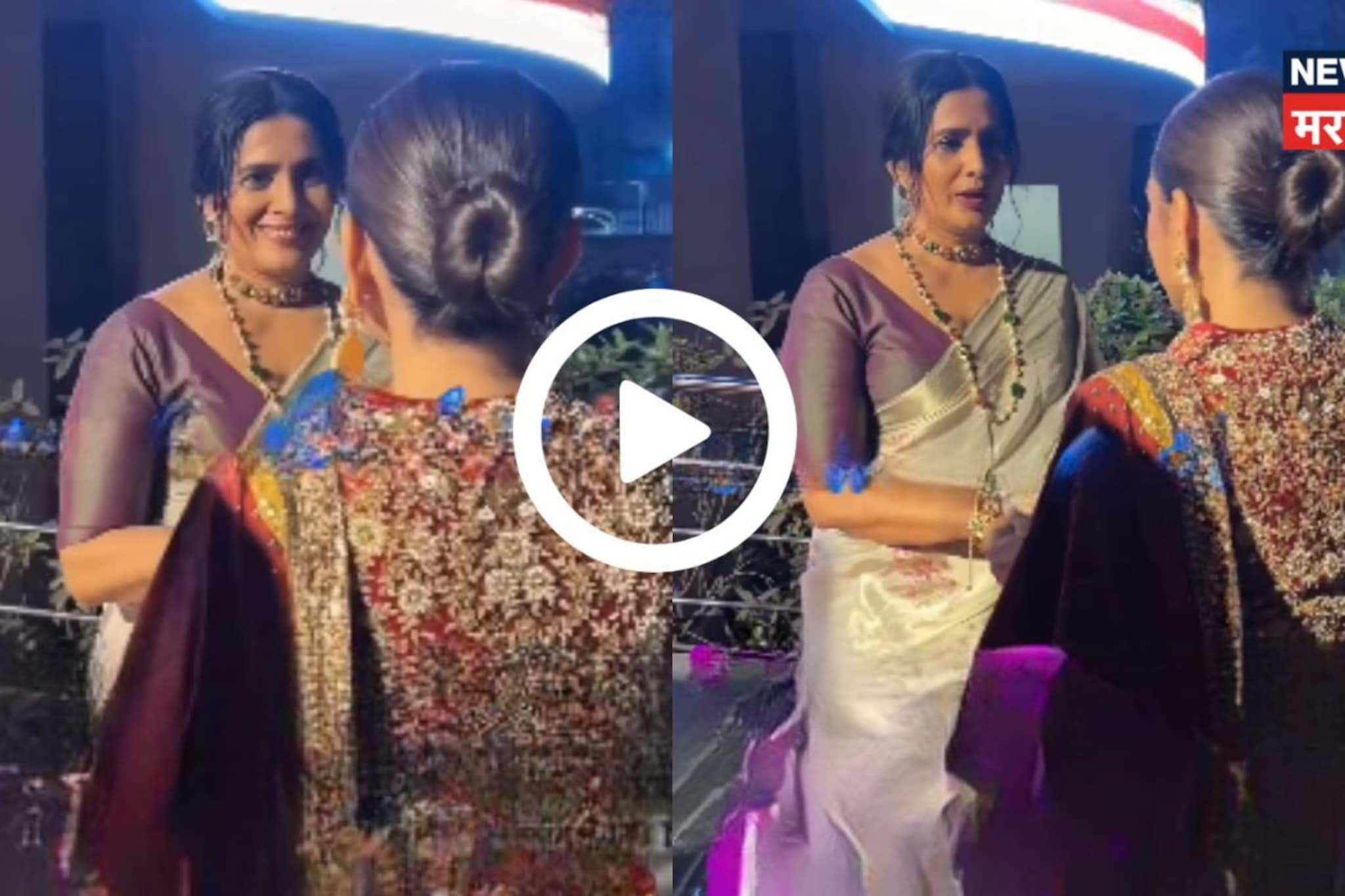 छान छान मराठी! या अभिनेत्रीची भाषा ऐकून भारावली सोनाली कुलकर्णी, पुन्हा बोलण्याची डिमांड,VIDEO 