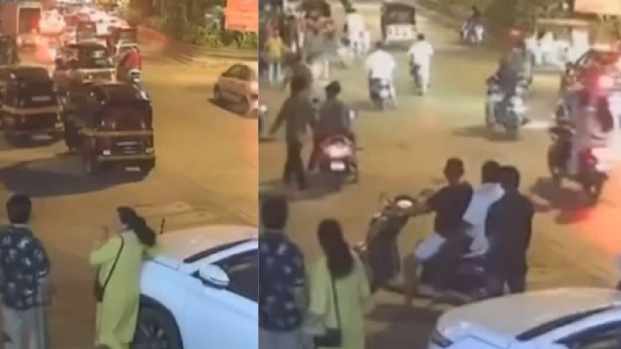 मुंबईत तिघांवर भरचौकात जीवघेणा हल्ला, NCP नेत्याच्या पुतण्याची दहशत, धडकी भरवणारा VIDEO