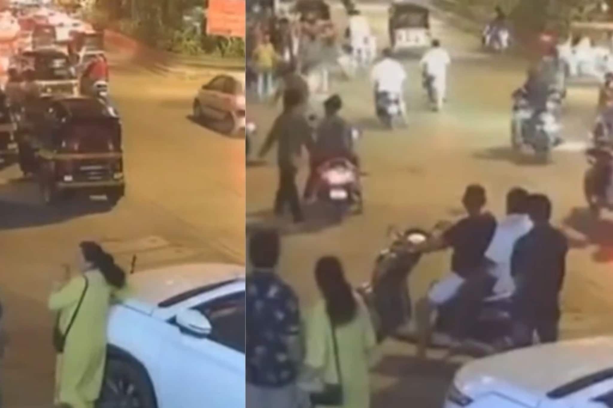 मुंबईत तिघांवर भरचौकात जीवघेणा हल्ला, NCP नेत्याच्या पुतण्याची दहशत, धडकी भरवणारा VIDEO