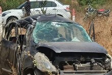 वॉटर पार्कला गेलेल्या दहावीच्या विद्यार्थ्यांची कार हवेत उडाली, गाडीचा चेंदामेदा; नगरच्या 7 मित्रांवर काळाचा घाला