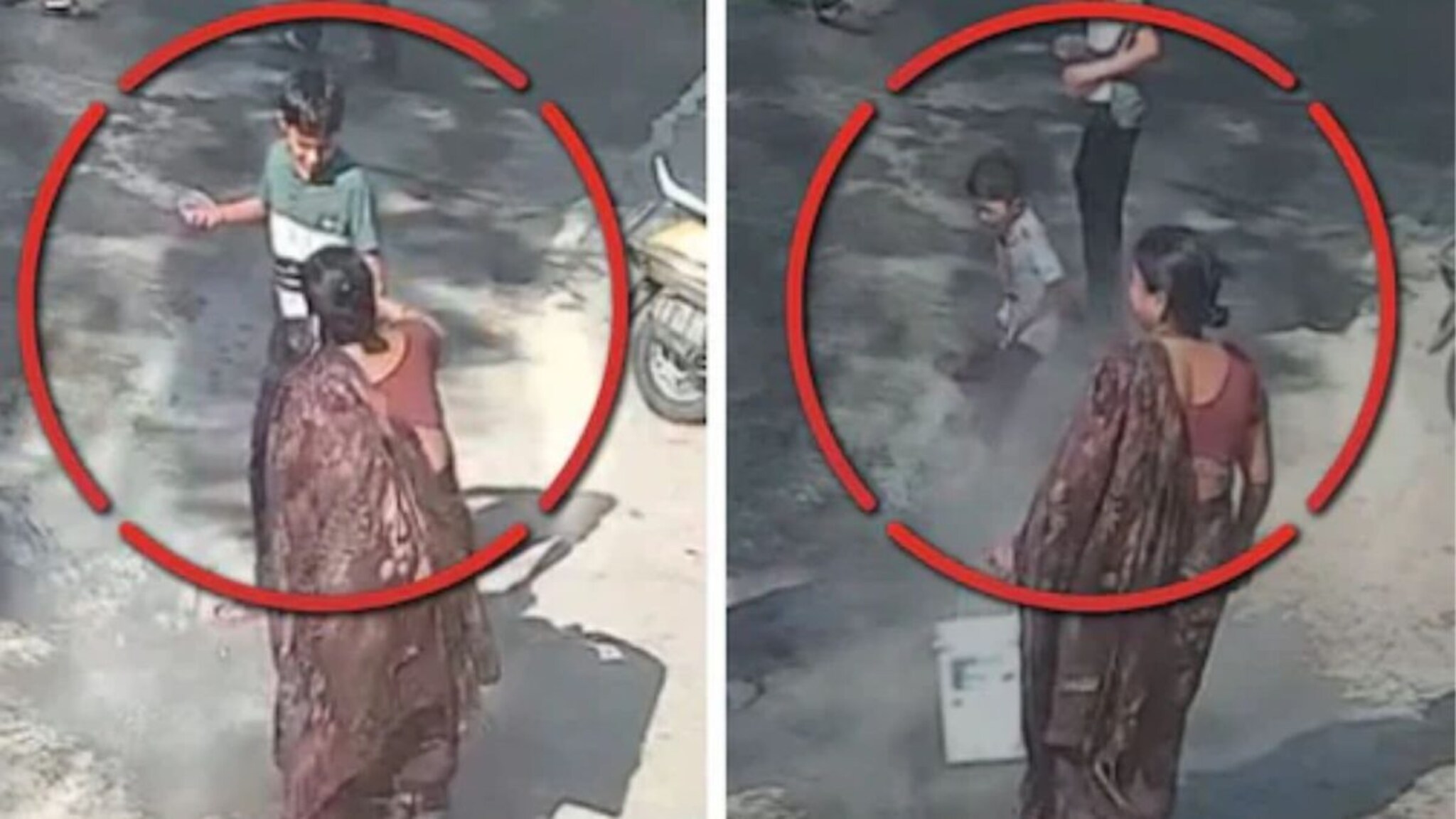 नातवाने पिचकारीने पाणी उडवलं, रागात आजीने फेकलं उकळतं पाणी