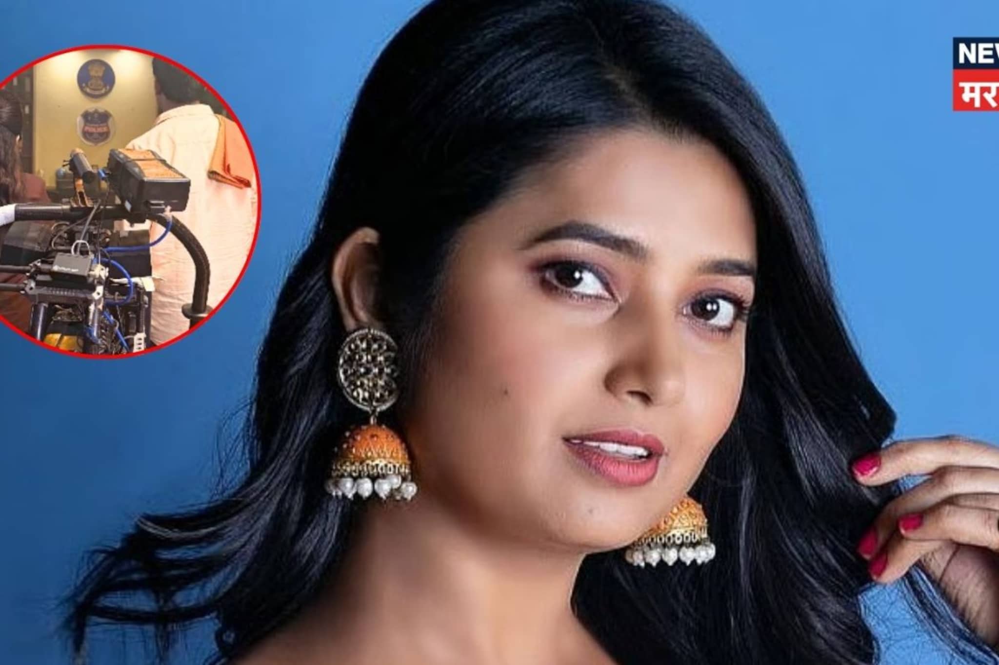 प्राजक्ता माळीचा रफ-टफ अंदाज, दिसणार पोलीस ऑफिसरच्या भूमिकेत? सेटवरचा फोटो समोर  